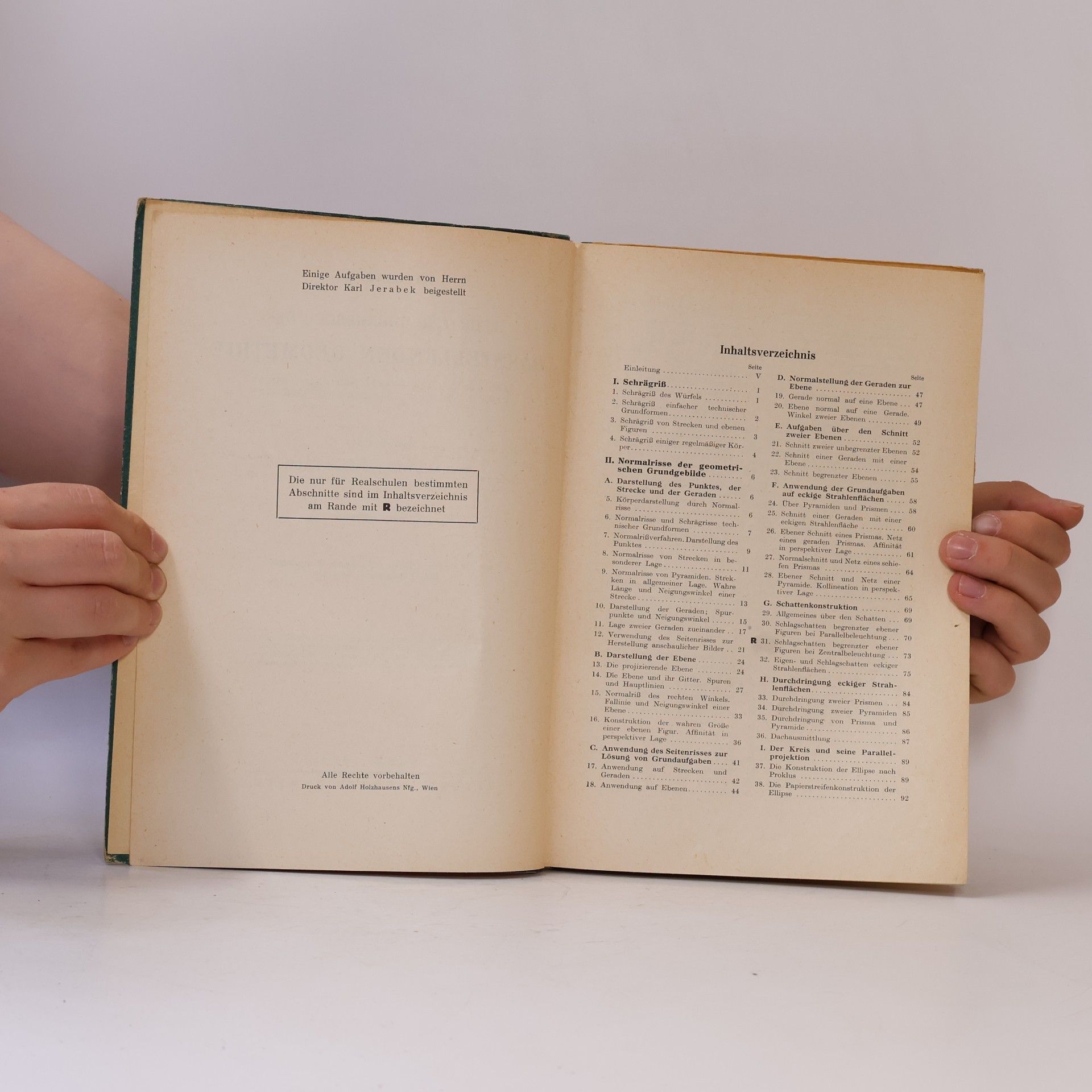 Emil Ludwig Darstellende Geometrie