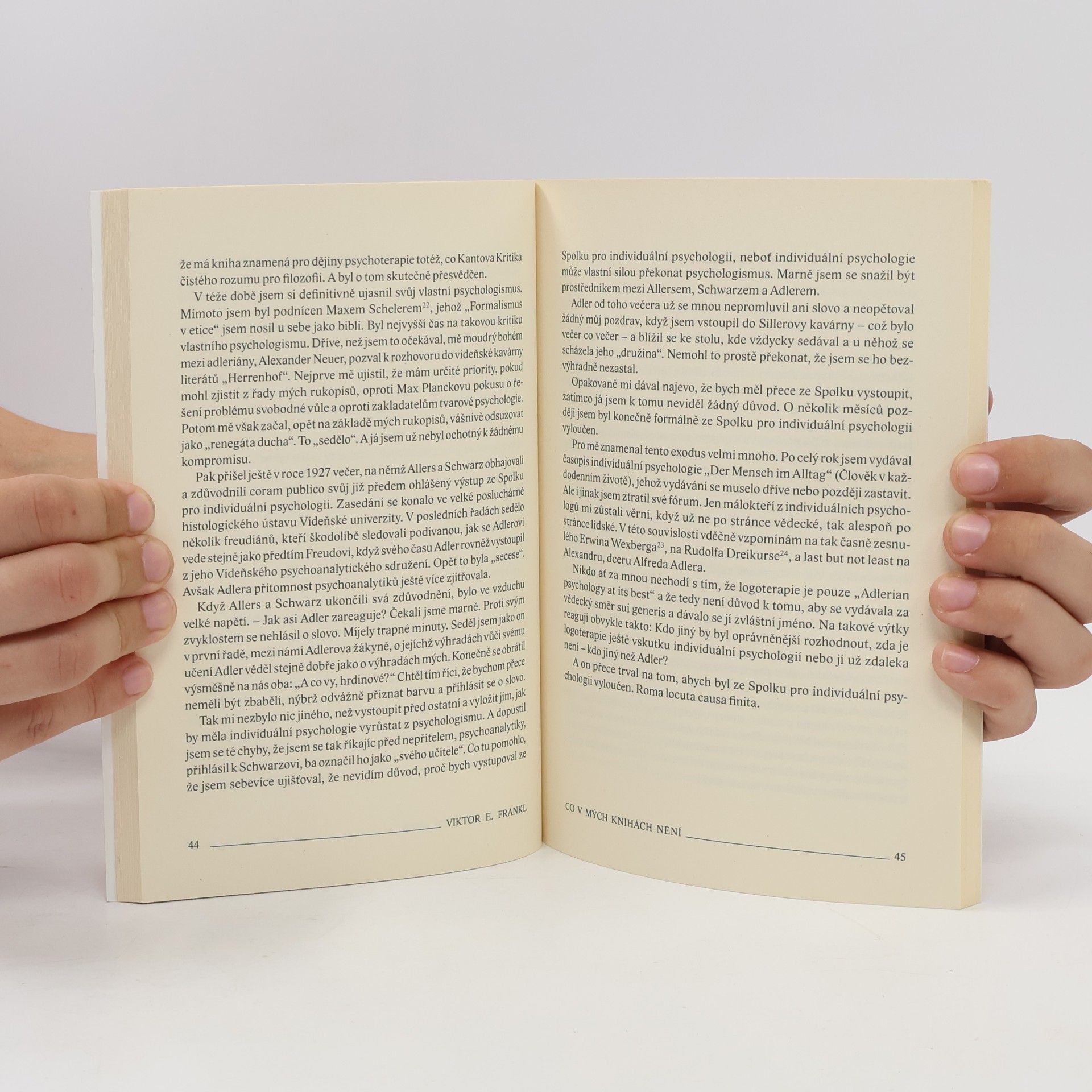 Viktor Frankl Co v mých knihách není : autobiografie