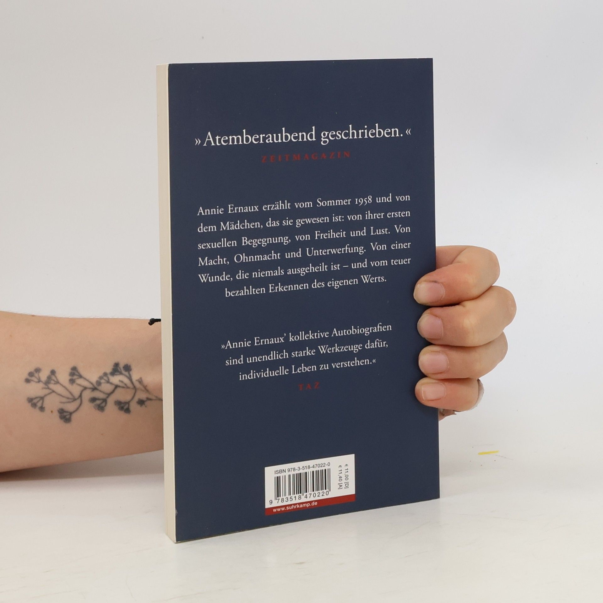Annie Ernaux Erinnerung eines Mädchens