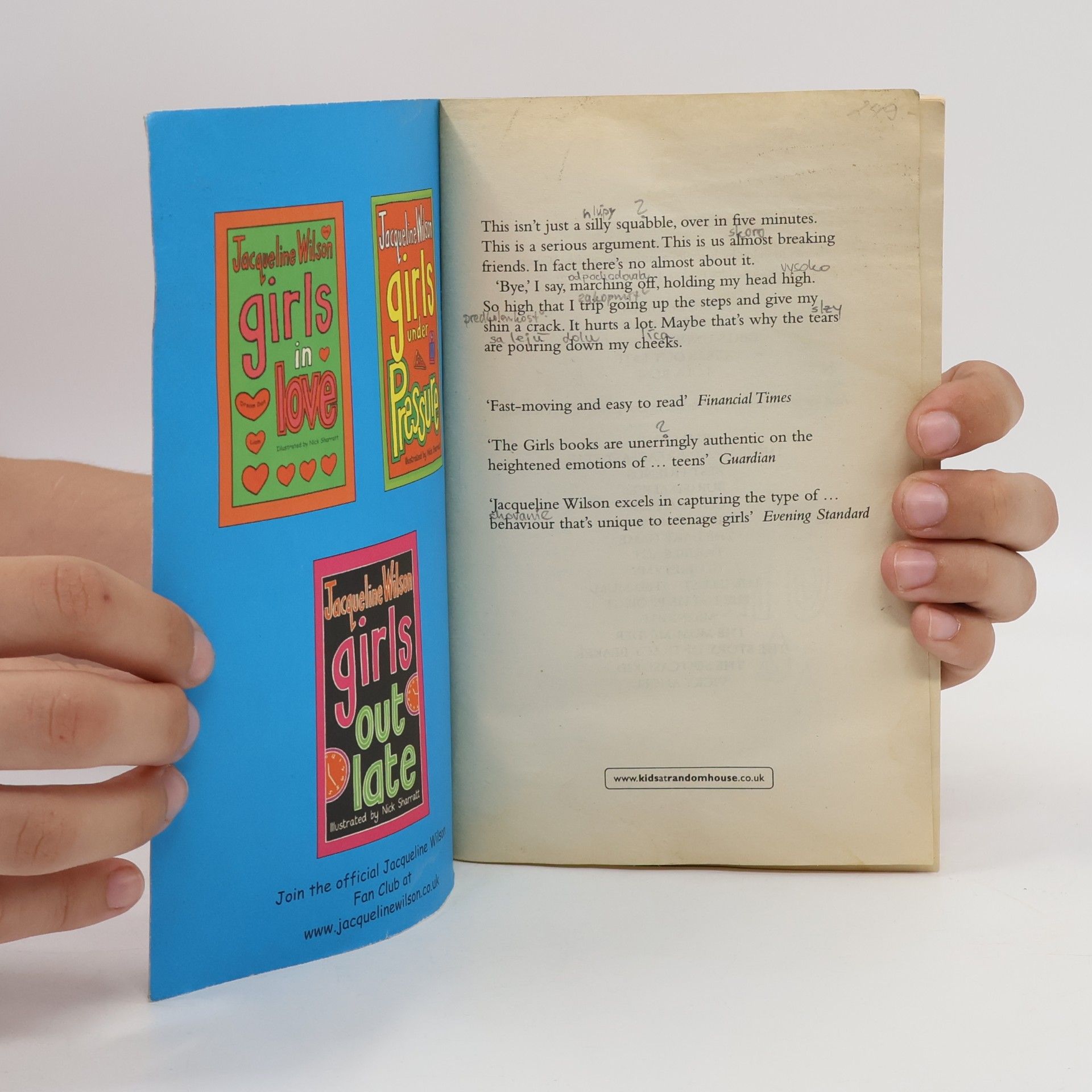 Jacqueline Wilson Girls in tears