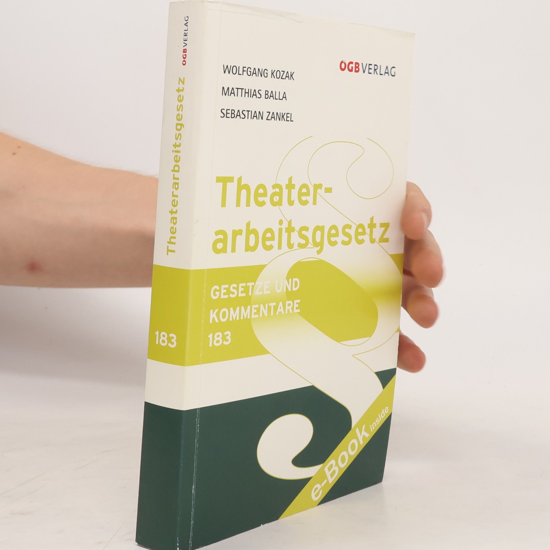 Sebastian Zankel Gesetze und Kommentare - 183: Theaterarbeitsgesetz