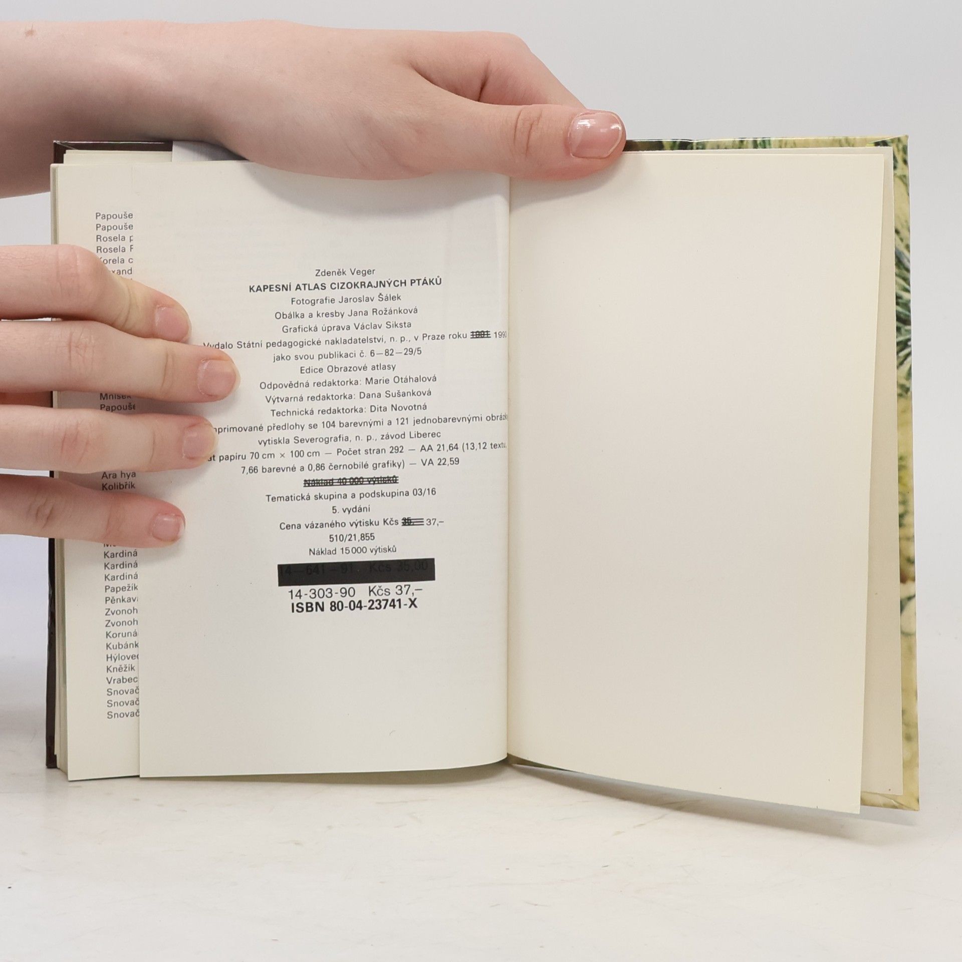 Zdeněk Veger Kapesní atlas cizokrajných ptáků