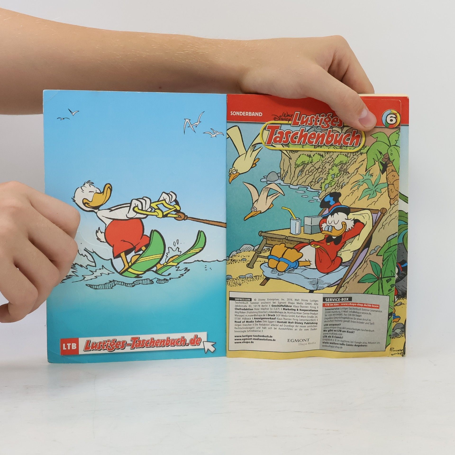 Walt Disney Lustiges Taschenbuch. 6 Sommer