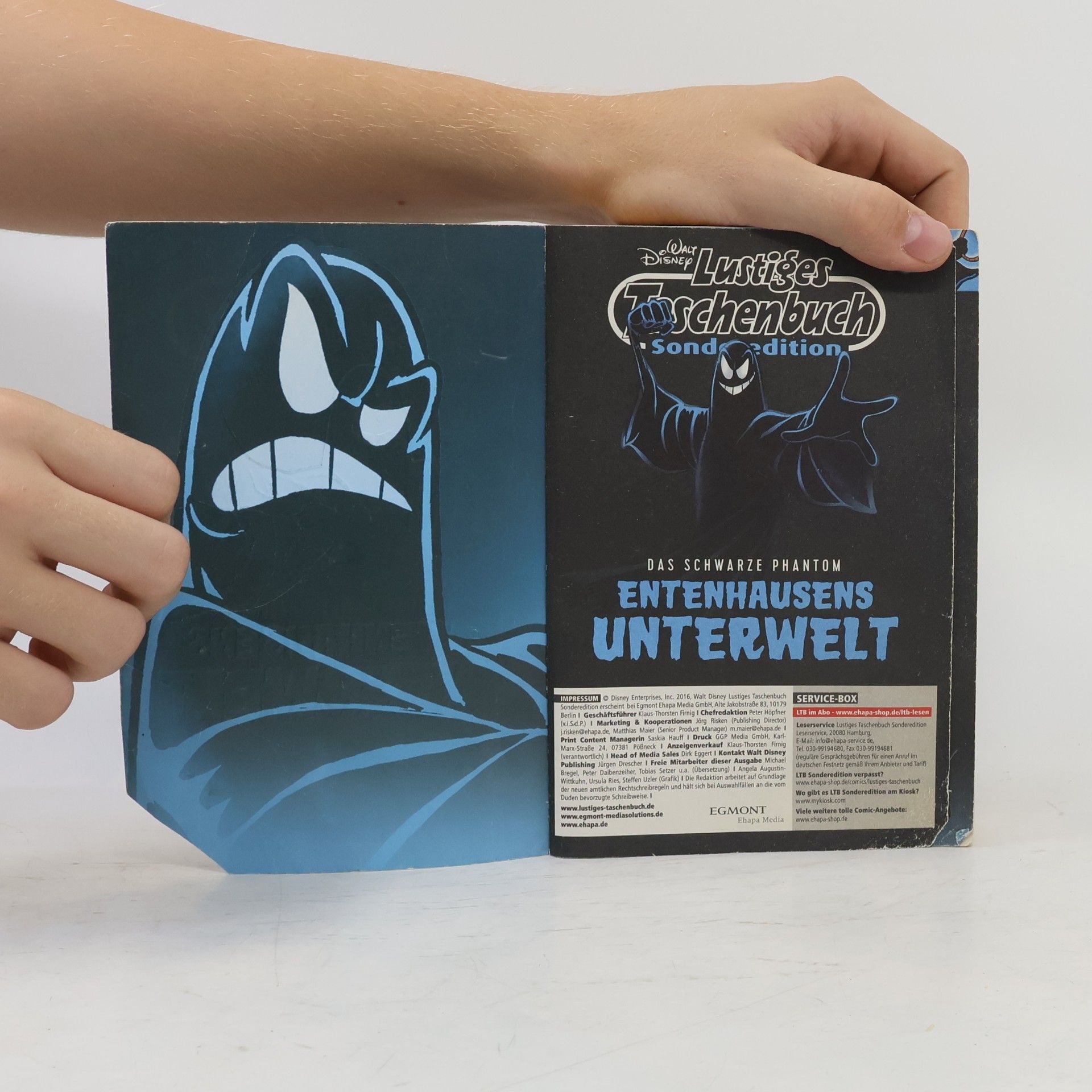 Walt Disney Lustiges Taschenbuch 1. Sonderedition. Das schwarze Phantom