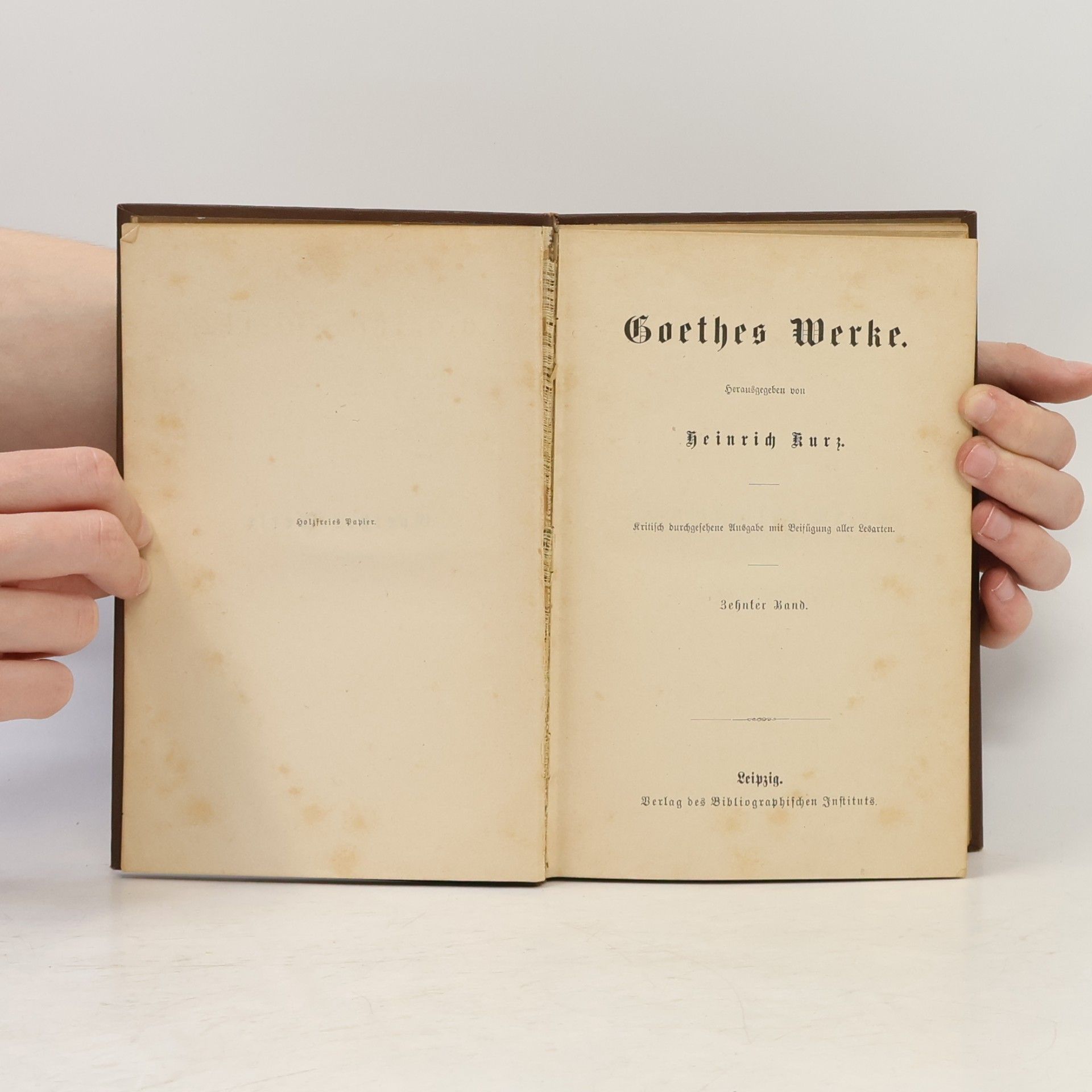 Johann Wolfgang von Goethe Goethes Werke. Zehnter Band