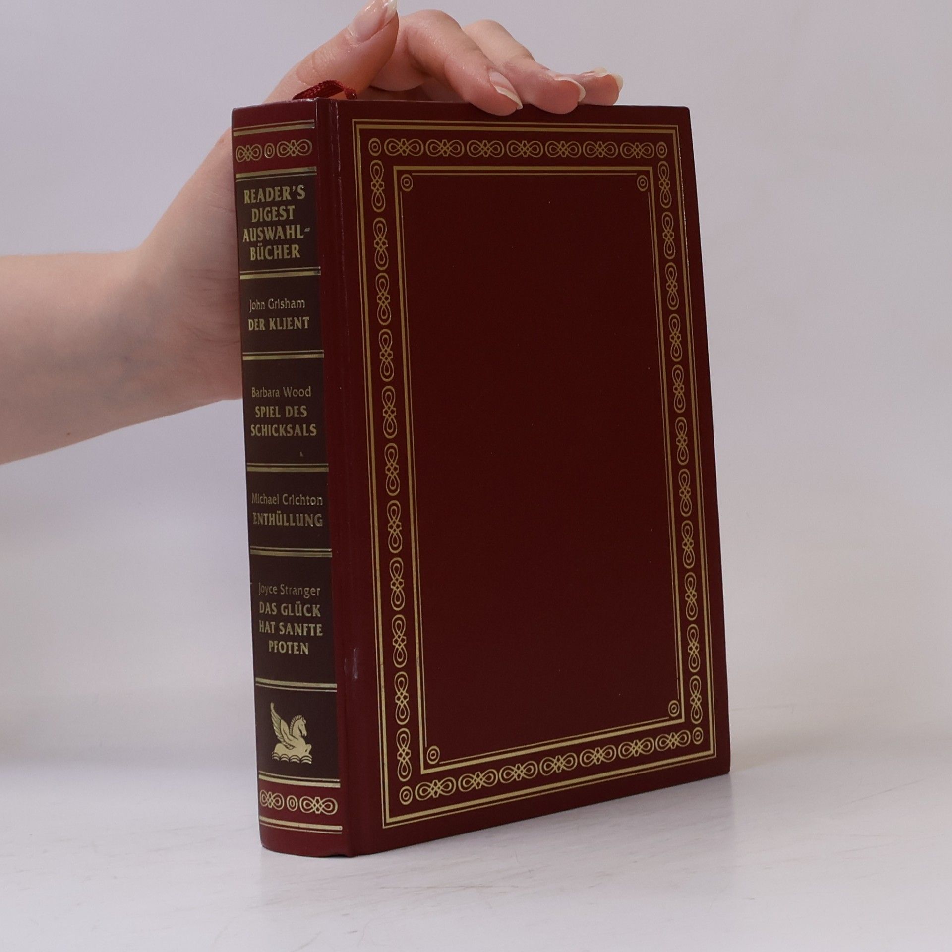 John Grisham Reader's Digest Auswahlbücher. Der Klient. Spiel des Schicksals. Enthüllung. Das Glück hat Sanfte Pfoten