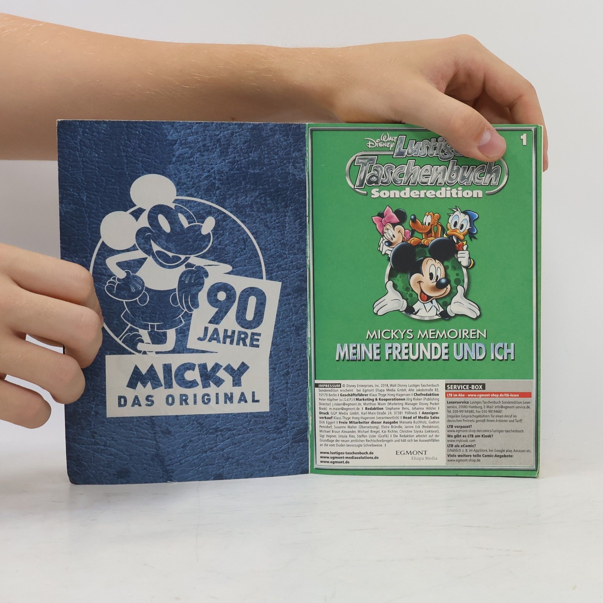 Kolektiv autorů Lustiges Taschenbuch Sonderedition 1: Mickys Memoiren
