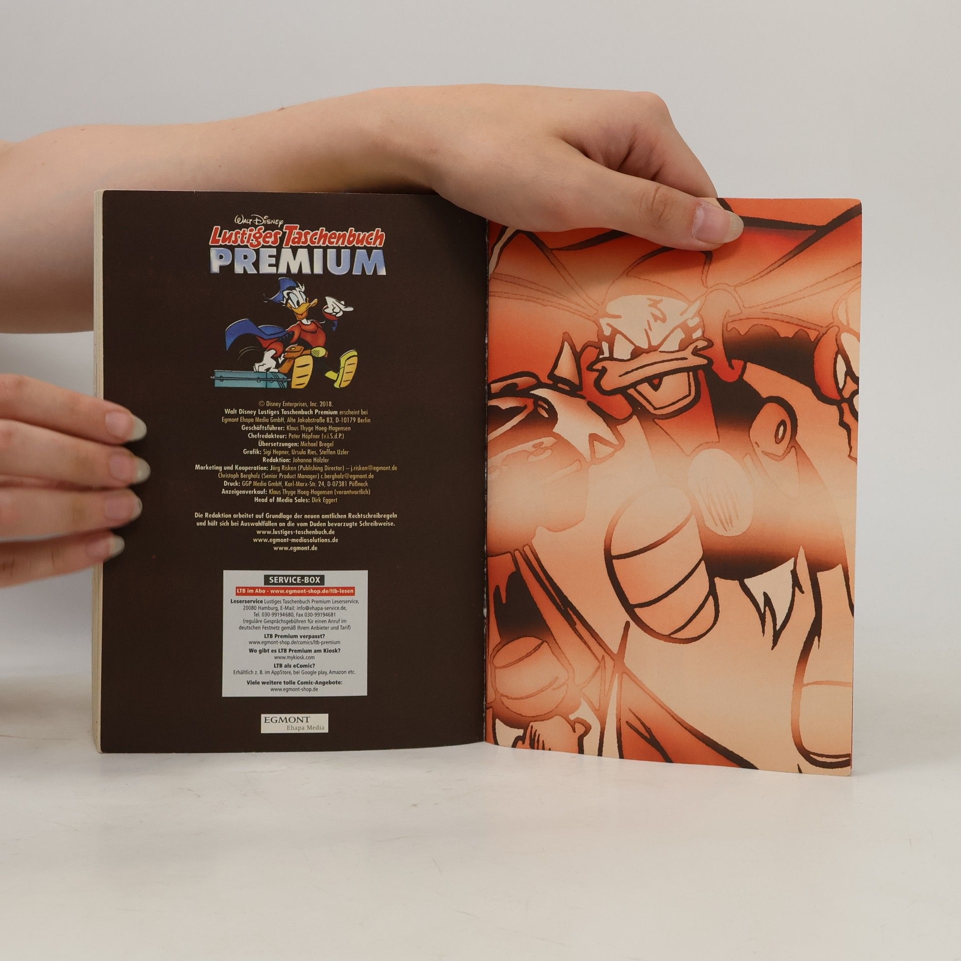 Walt Disney Lustiges Taschenbuch Premium 20. Der neue Phantomias im Nebel