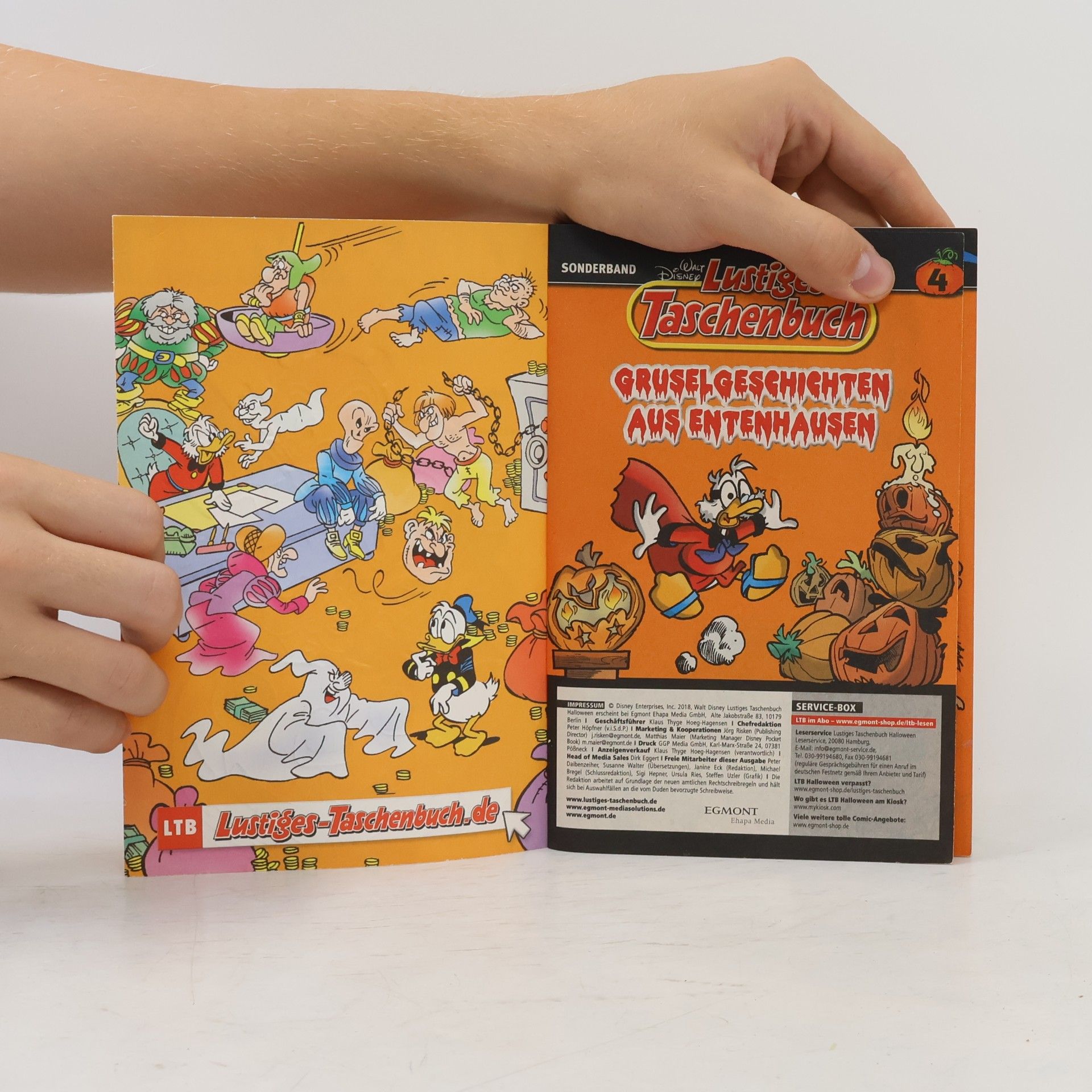 Walt Disney Lustiges Taschenbuch 9/2023. Gruselgeschichten. Halloween