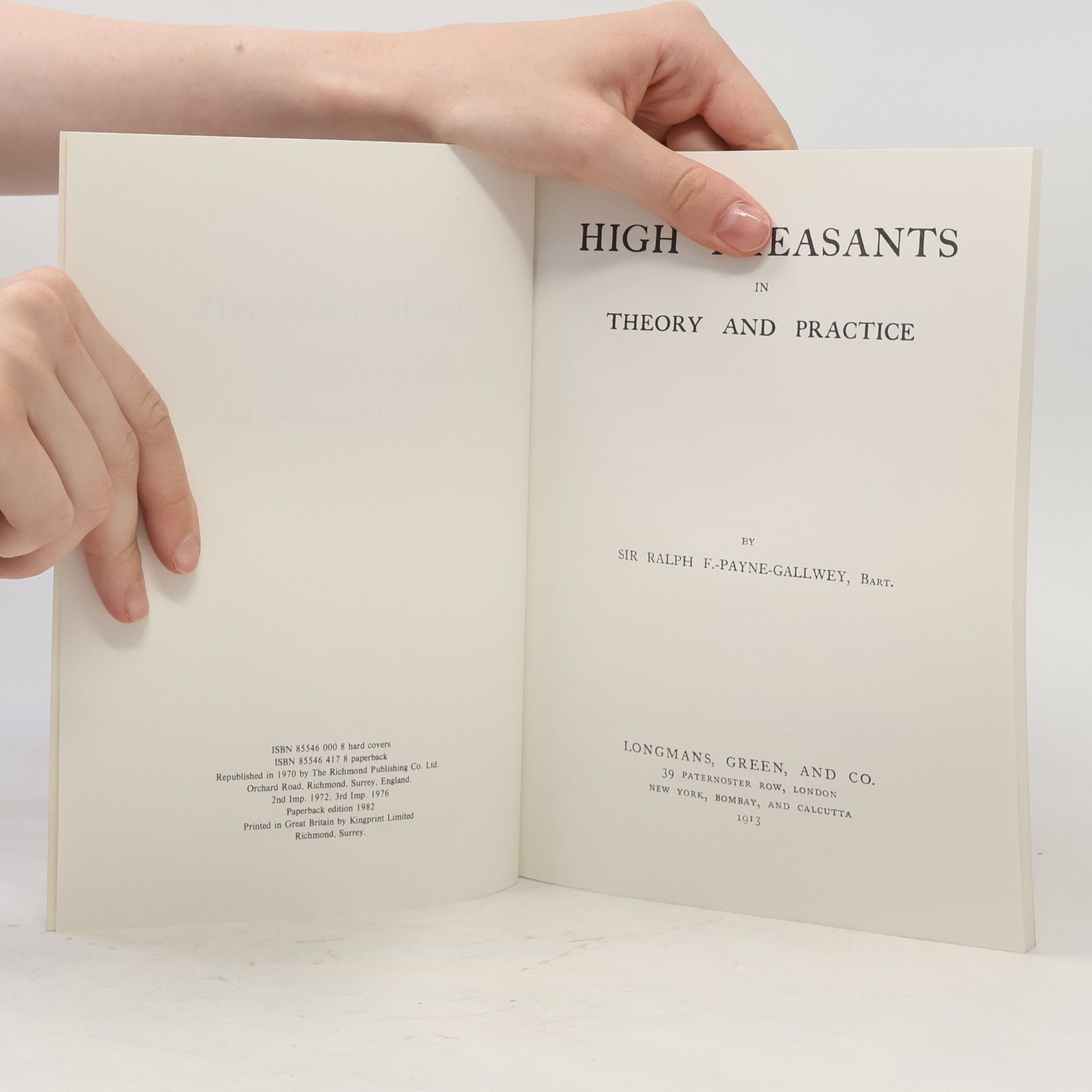 Sir Ralph Payne-Gallwey High Pheasants