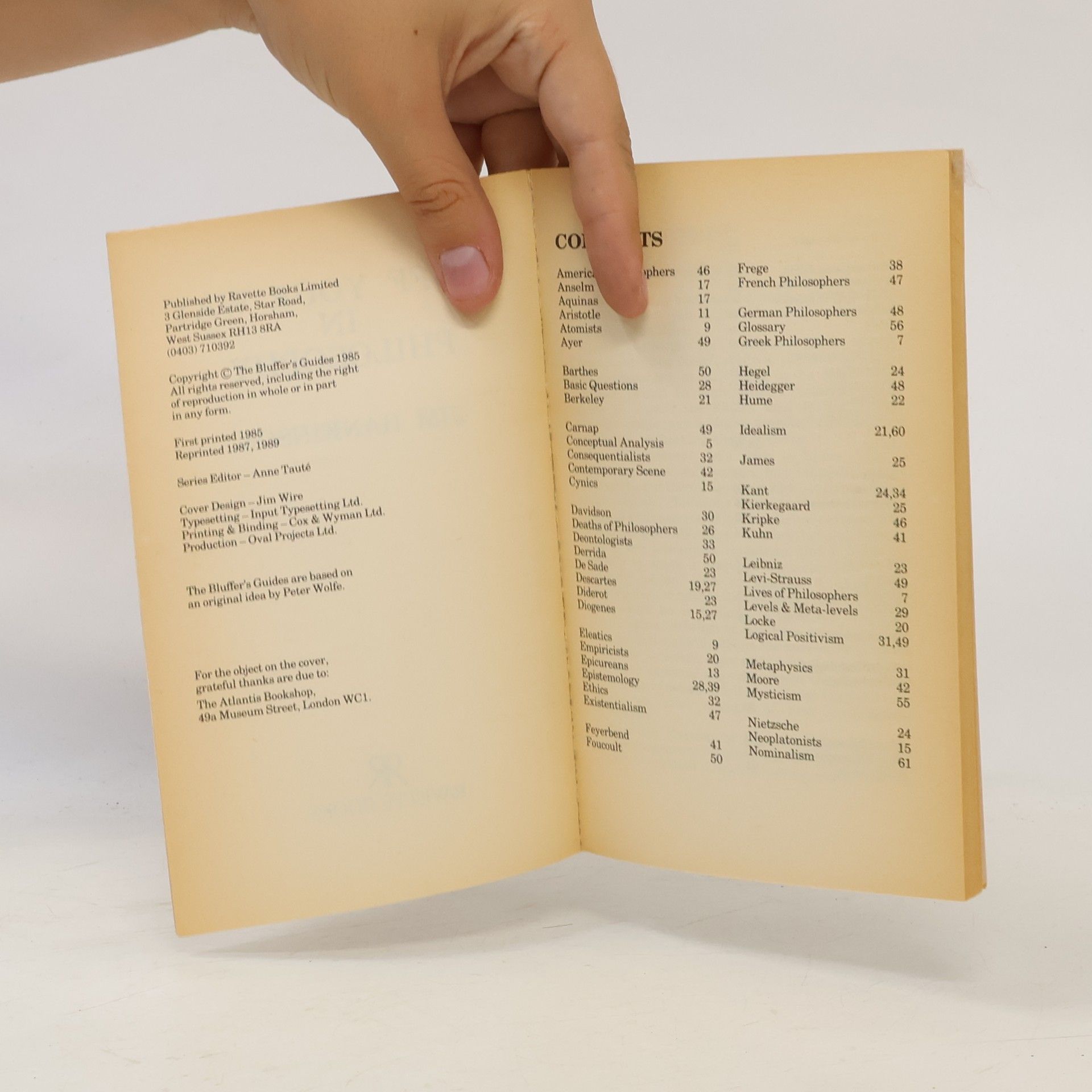 Jim Hankinson The Bluffer's Guide: Bluff Your Way in Philosophy