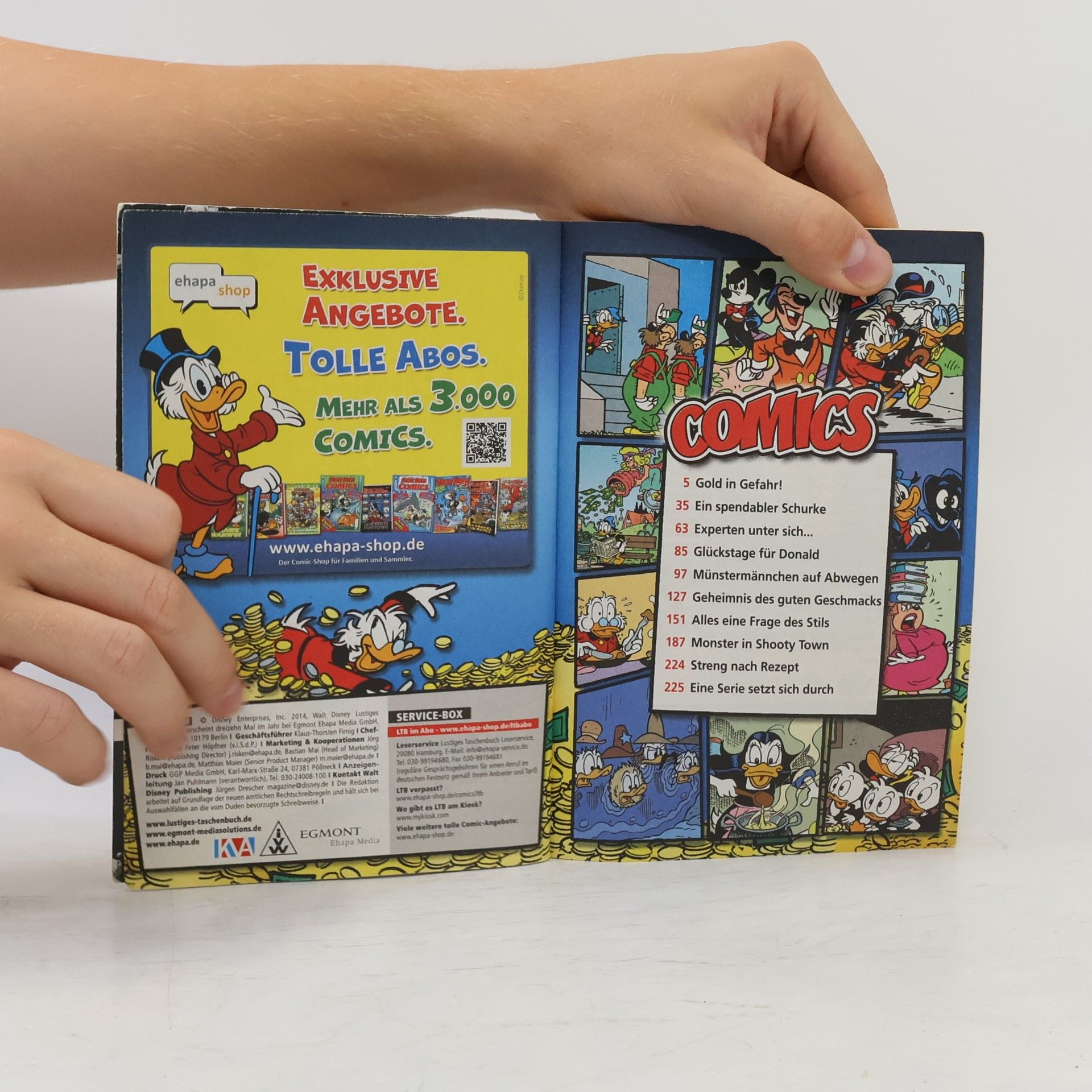 Walt Disney Lustiges Taschenbuch 460. Gold in Gefahr!