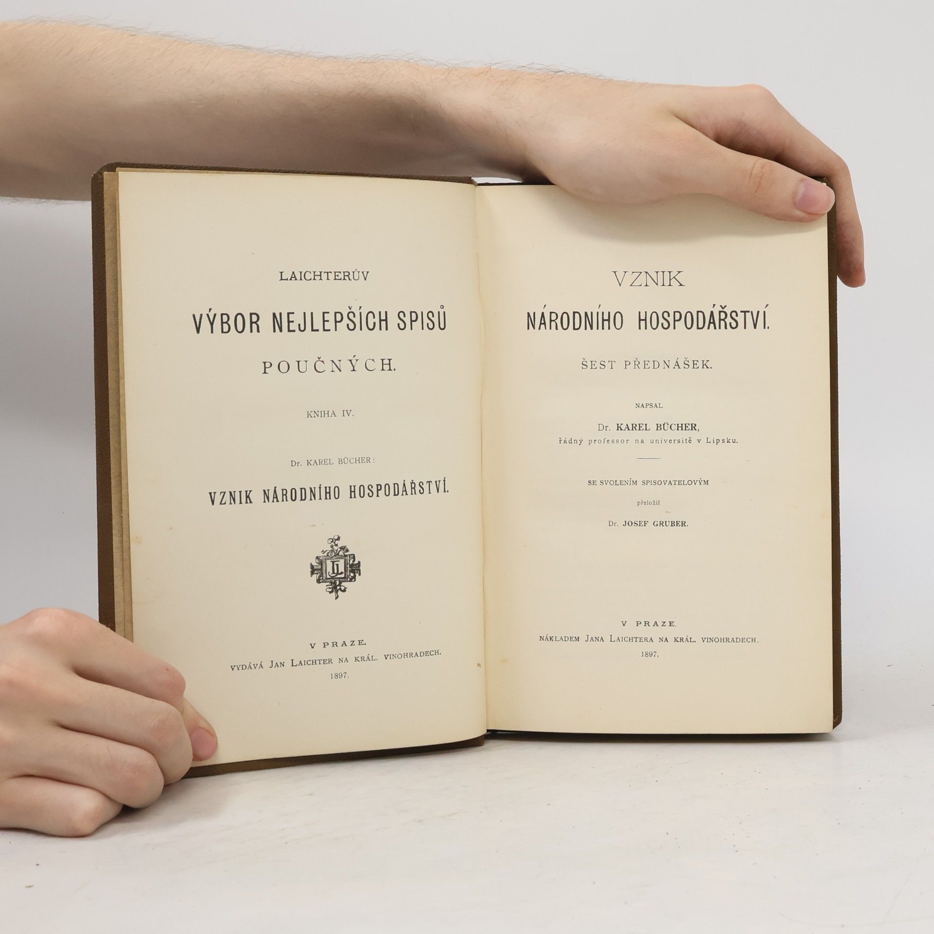 Karel Bücher Vznik národního hospodářství