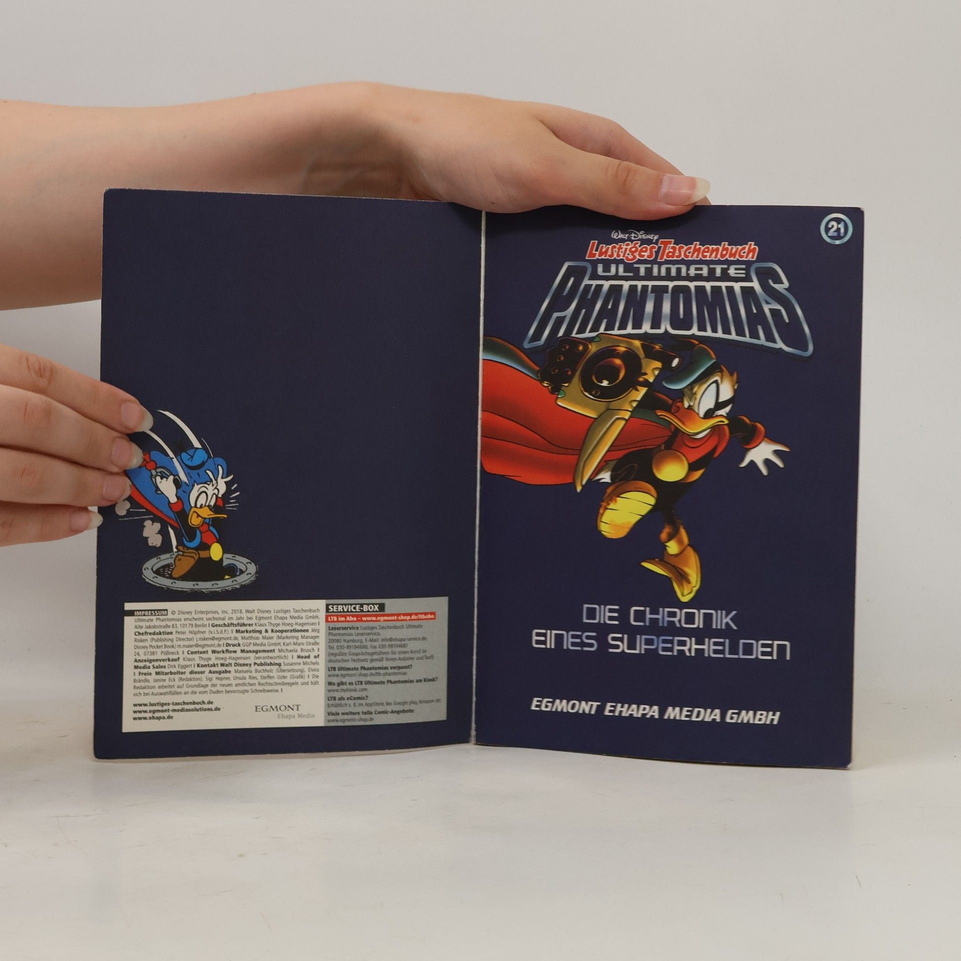 Walt Disney Lustiges Taschenbuch. Ultimate Phantomias 21