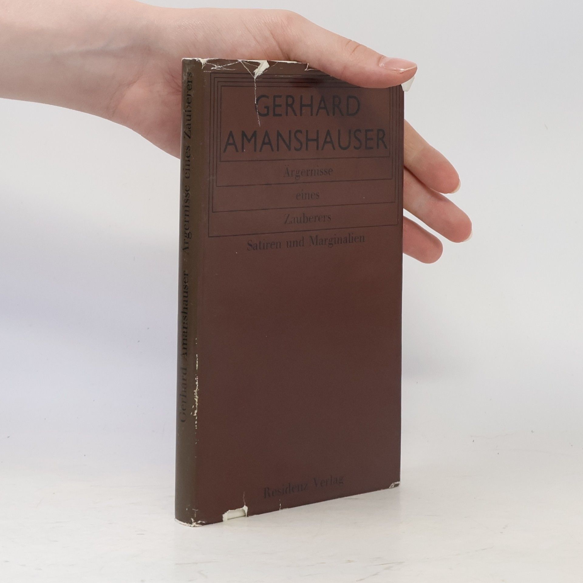 Gerhard Amanshauser Ärgernisse eines Zauberers