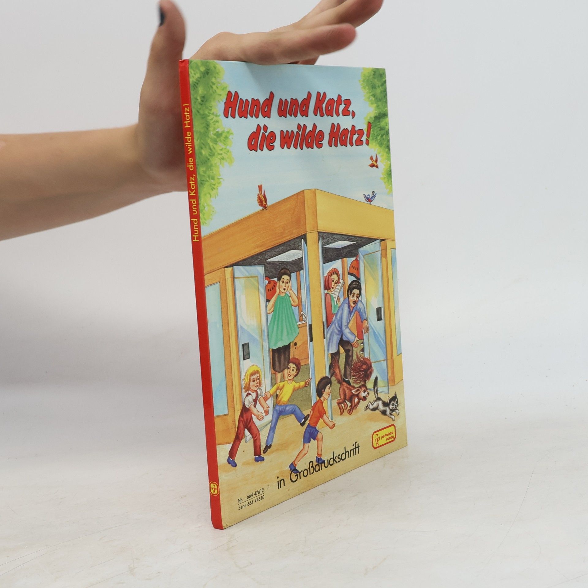 Hund und Katz, die wilde Hatz. Grossdruckschrift