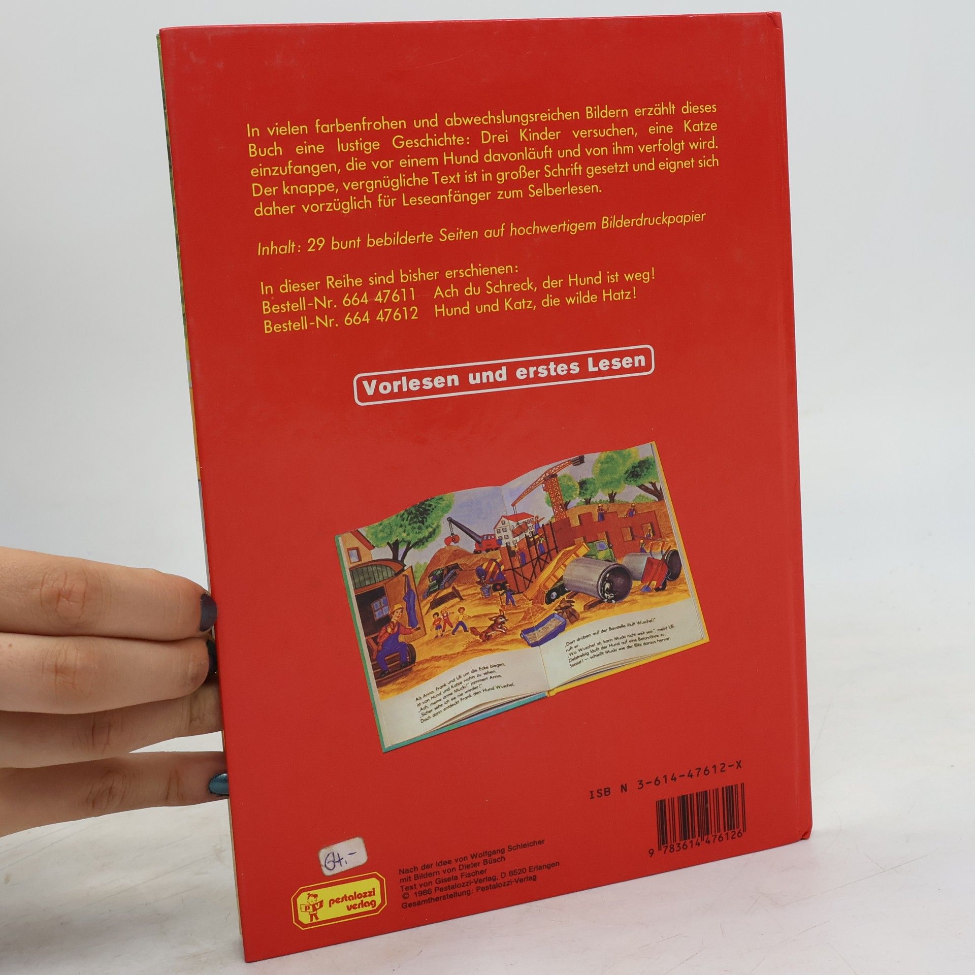 Hund und Katz, die wilde Hatz. Grossdruckschrift