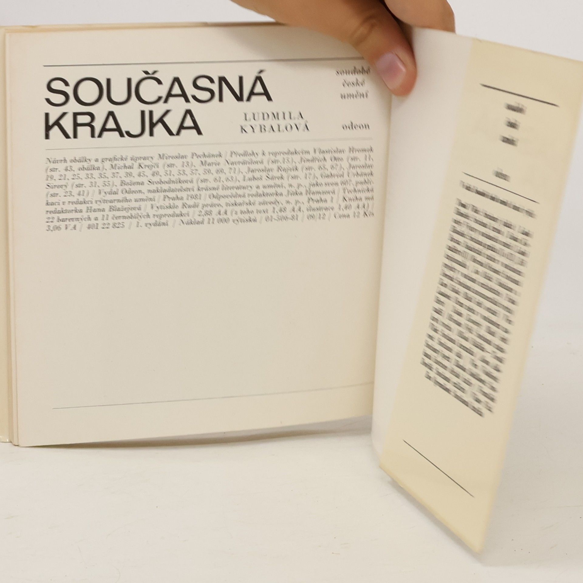Ludmila Hartmannová Kybalová Současná krajka