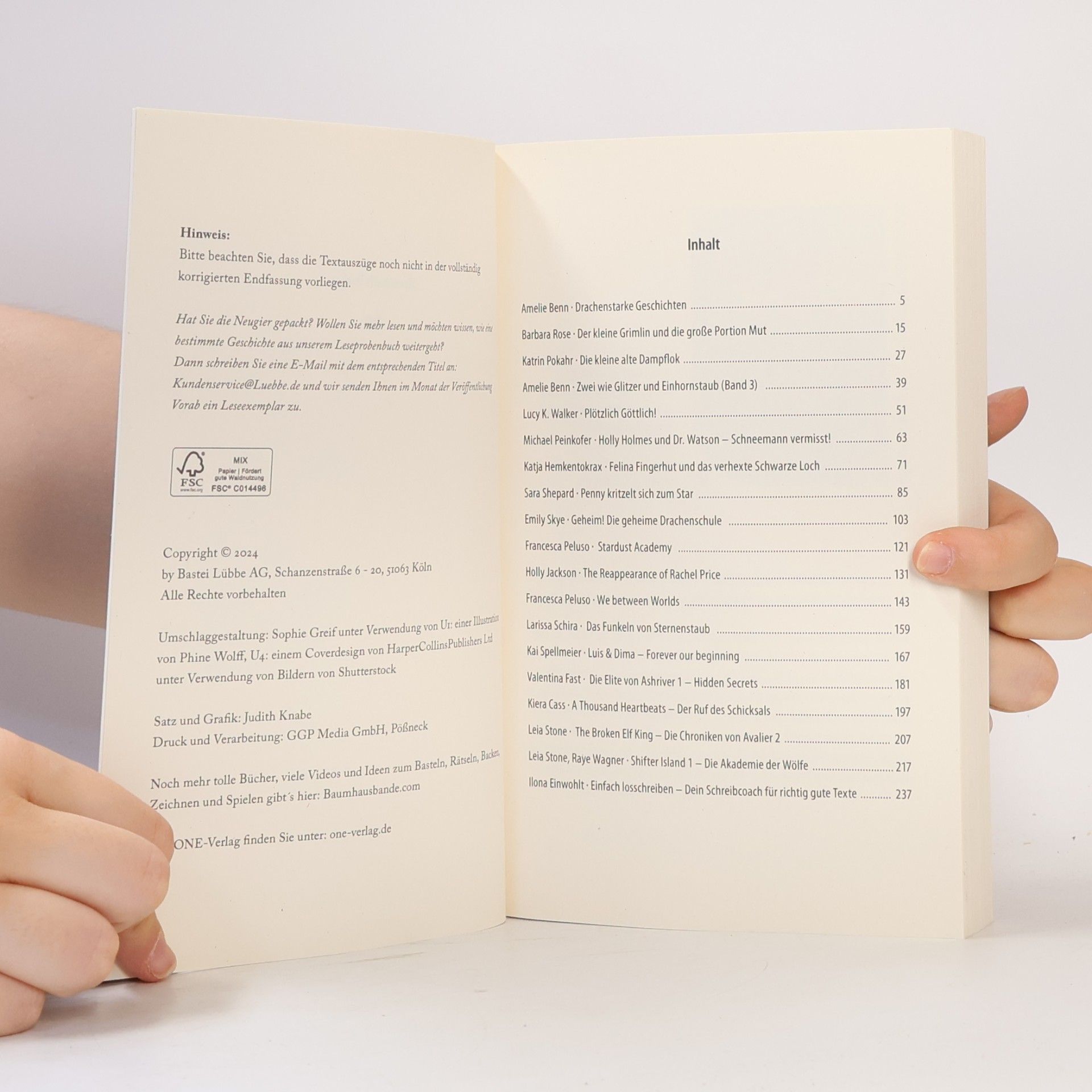 Various authors Leseprobenbuch Herbst 2024