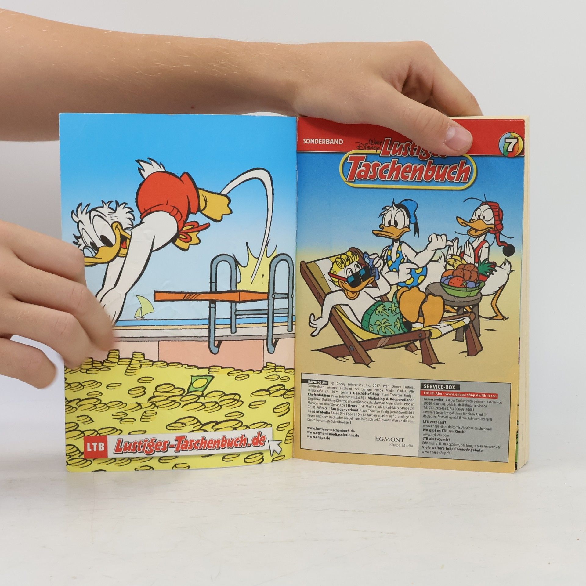 Walt Disney Lustiges Taschenbuch 7. Sommergeschichten