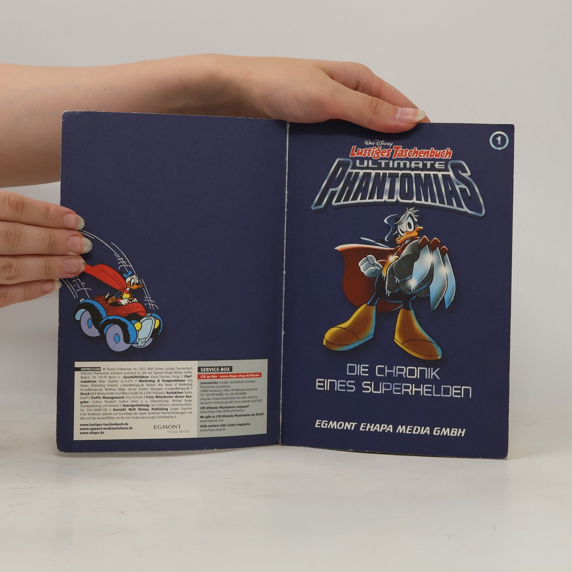 Walt Disney Lustiges Taschenbuch. Ultimate Phantomias 1