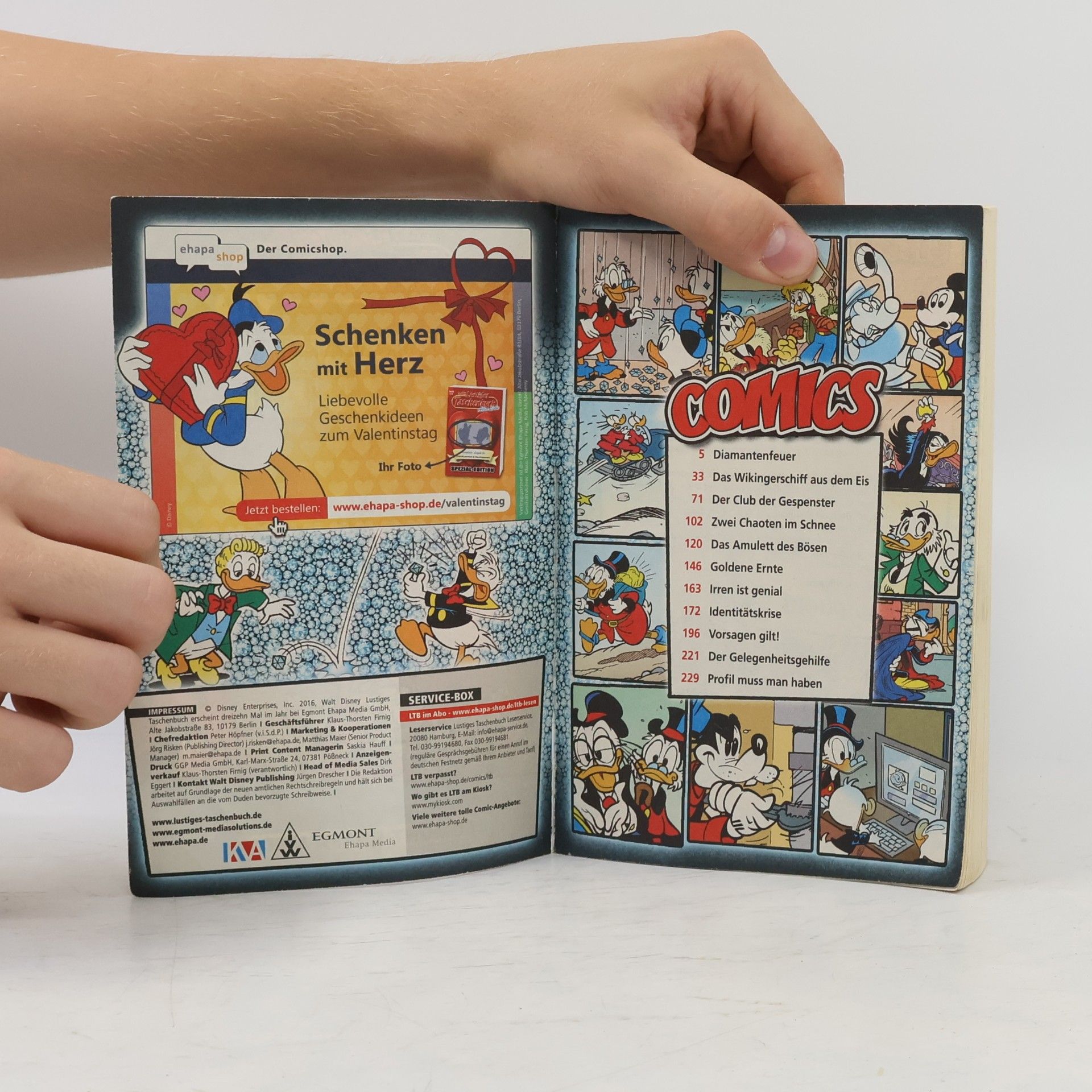 Walt Disney Lustiges Taschenbuch Nr. 477. Diamanten Feuer