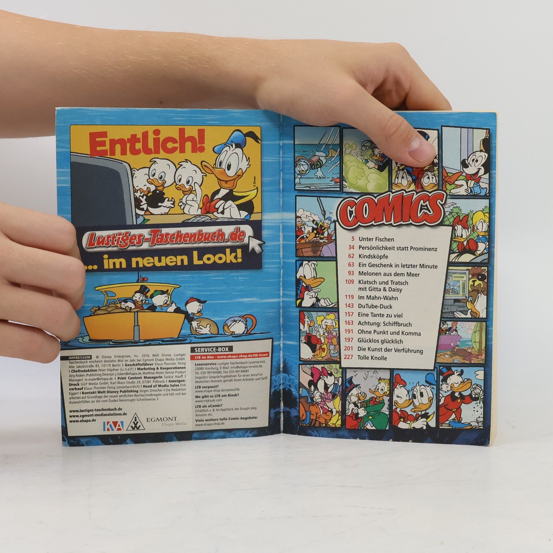 Walt Disney Lustiges Taschenbuch 485