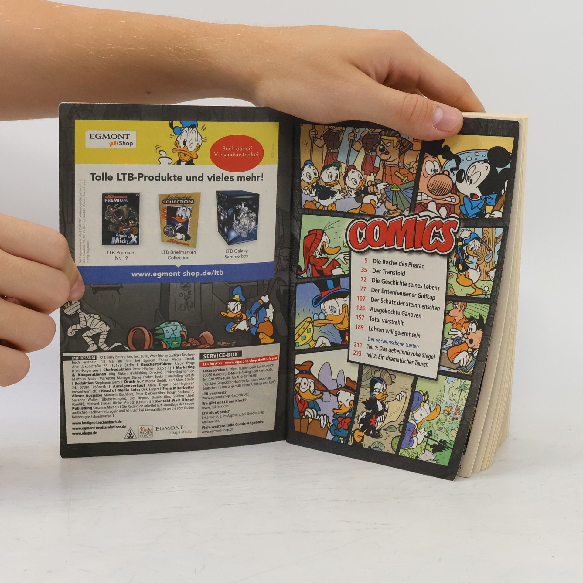 Walt Disney Lustiges Taschenbuch 510. Der Rache des Pharao