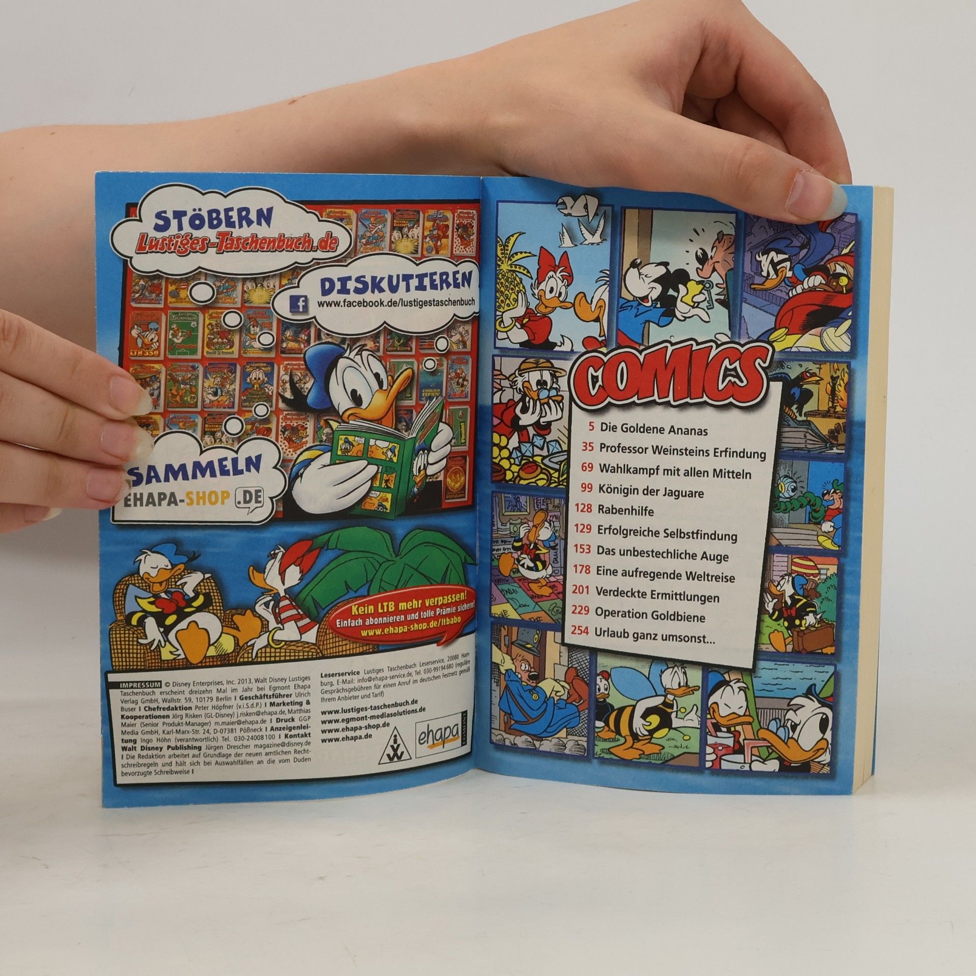 Walt Disney Lustiges Taschenbuch 443. Urlaub, wir kommen!