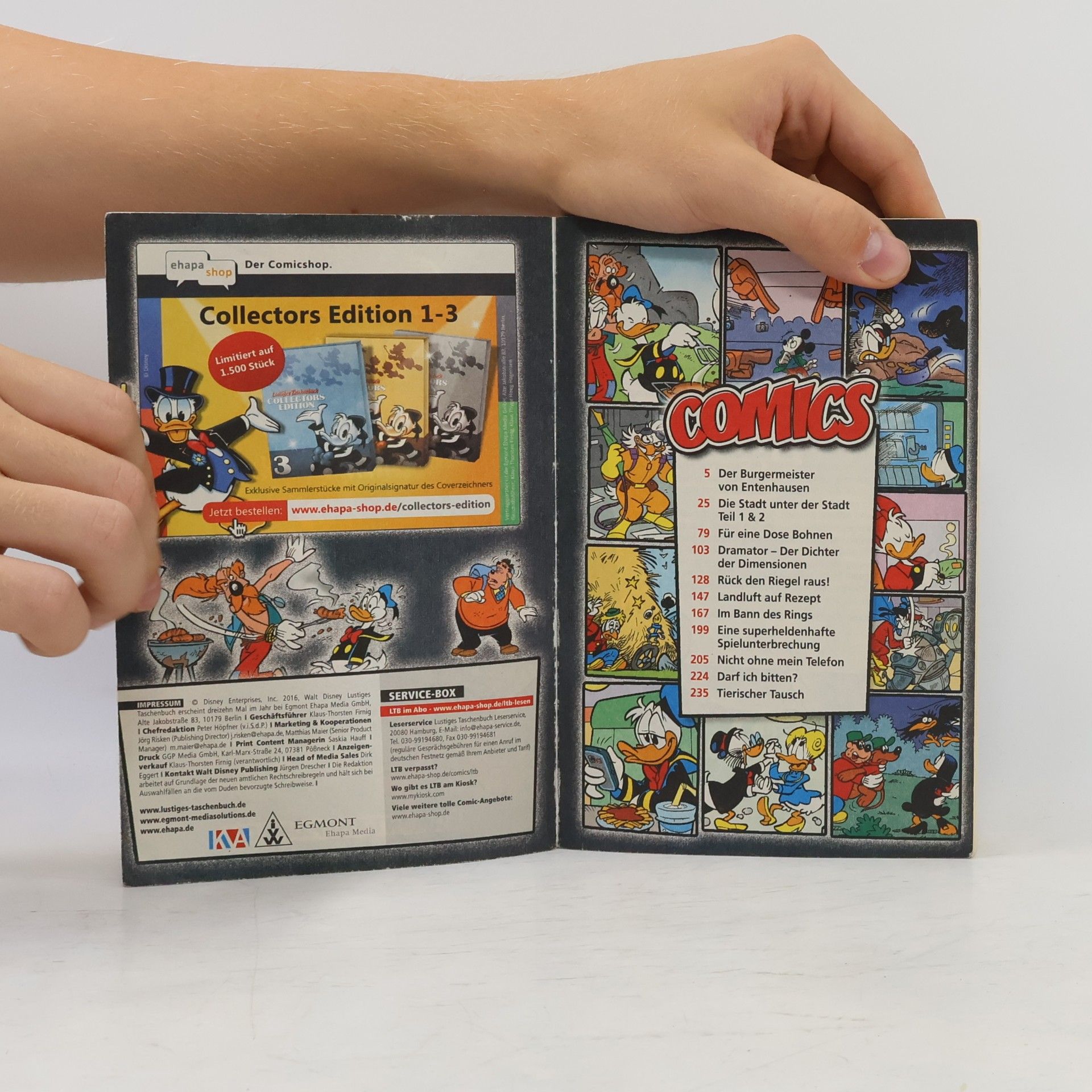 Walt Disney Lustiges Taschenbuch 480. Der Burgermeister von Entenhausen