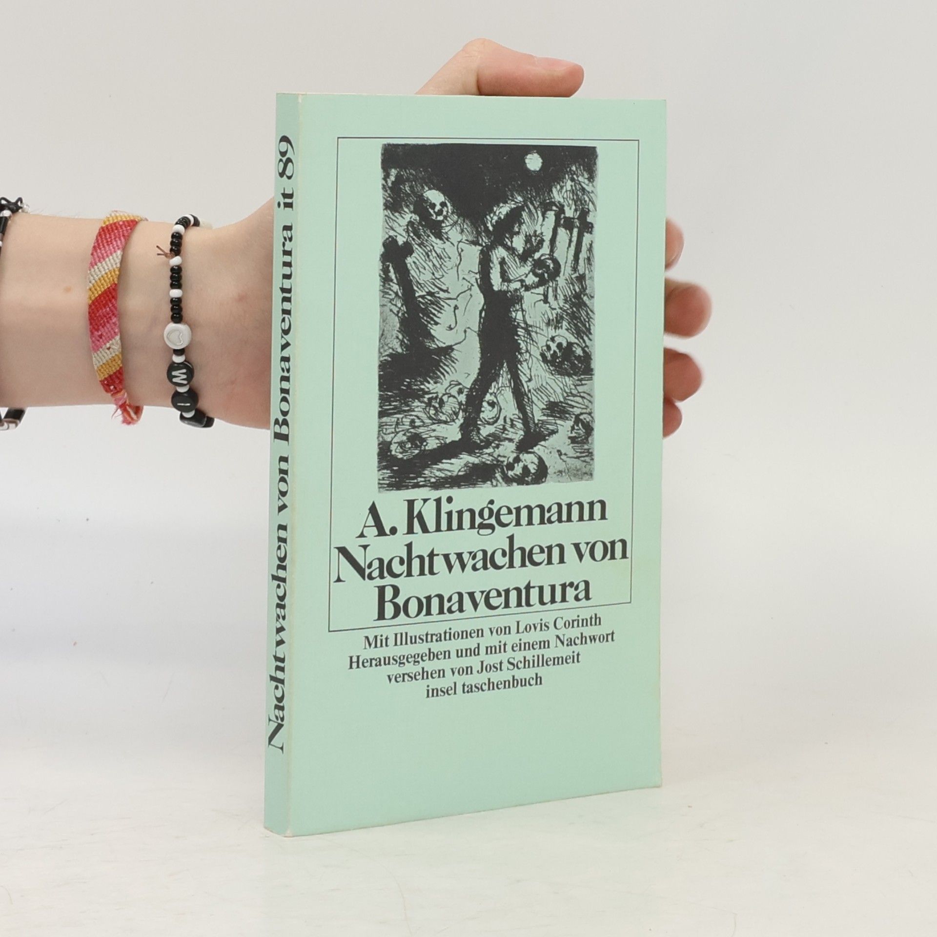 Lovis Corinth Insel Taschenbuch - 89: Nachtwachen von Bonaventura - Mit Illustrationen von Lovis Corinth - Herausgegeben und mit einem Nachwort versehen von Jost Schillemeit