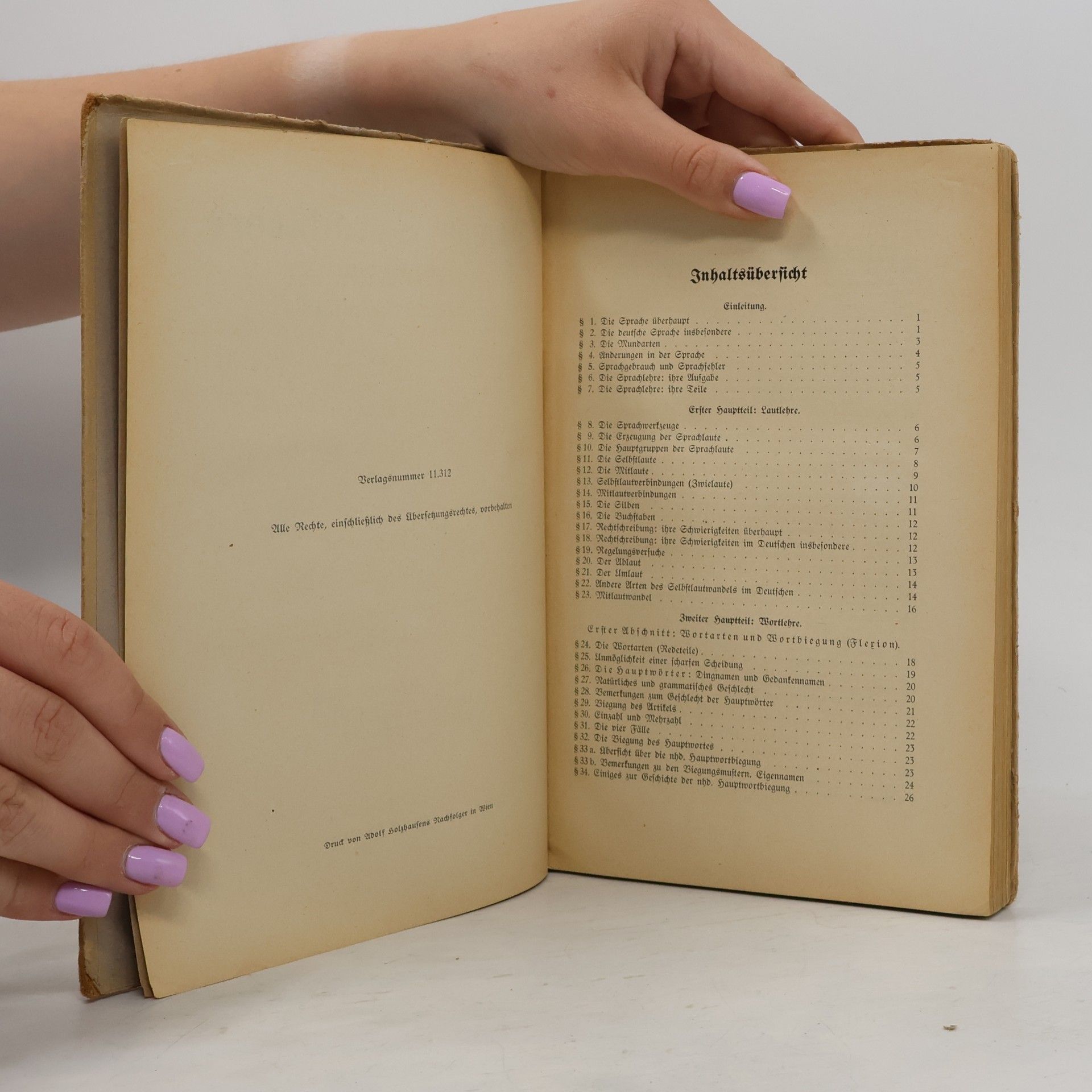 Johann Wiesner Deutsche Sprachlehre für Mittelschulen