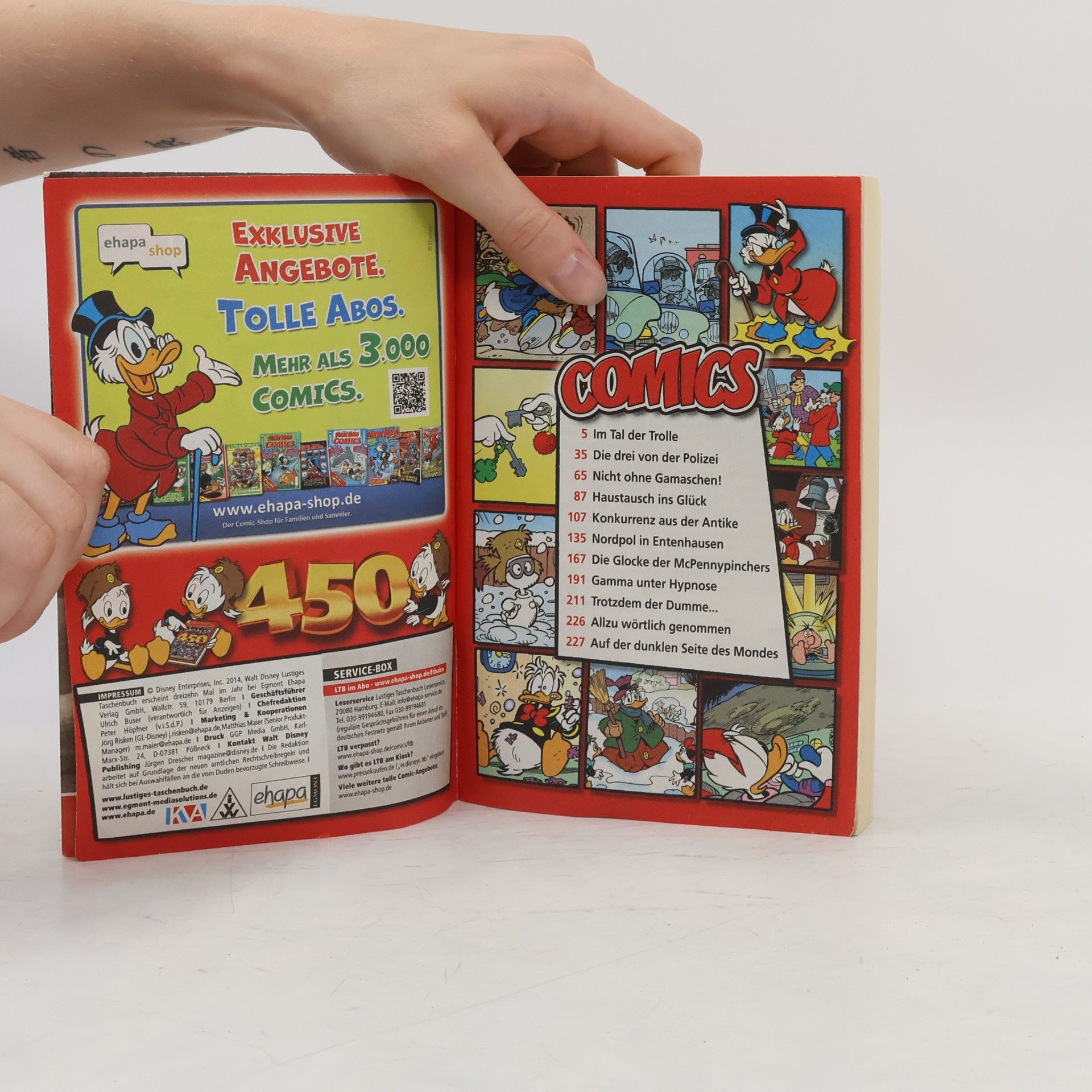 Walt Disney Lustiges Taschenbuch 450. Jubiläumsausgabe