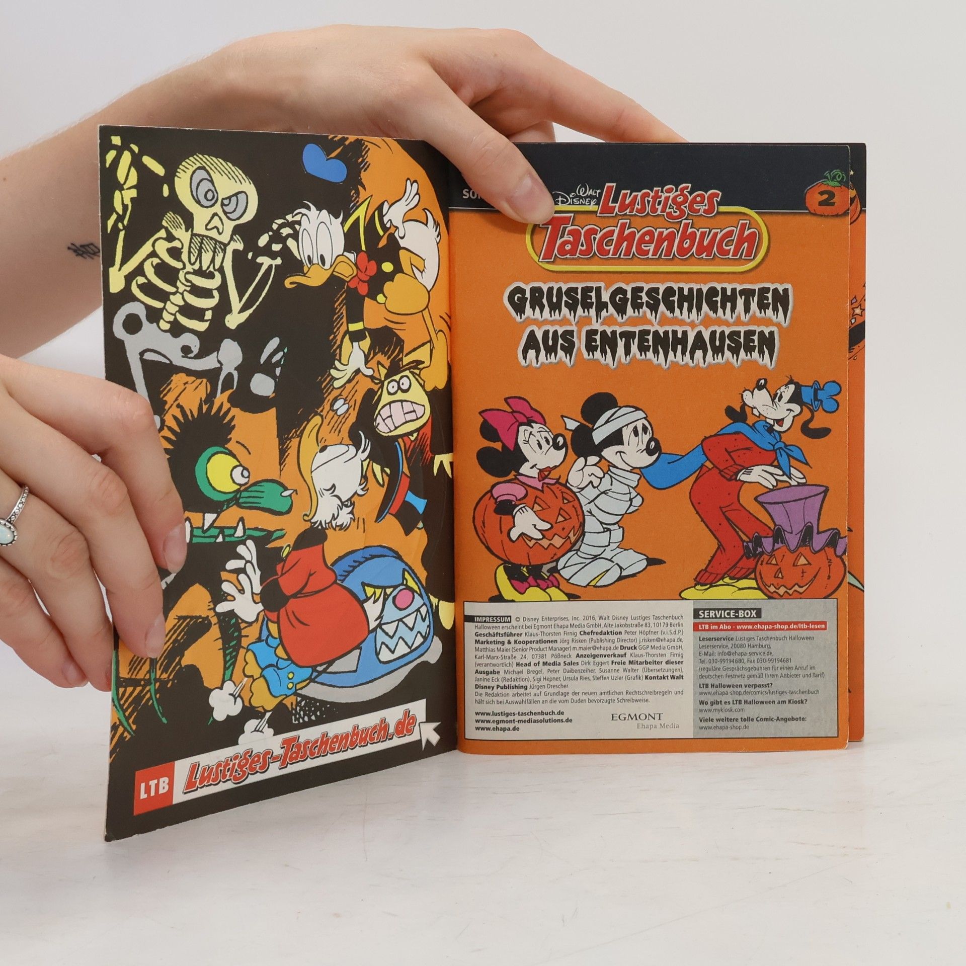 Walt Disney Lustiges Taschenbuch Halloween 2