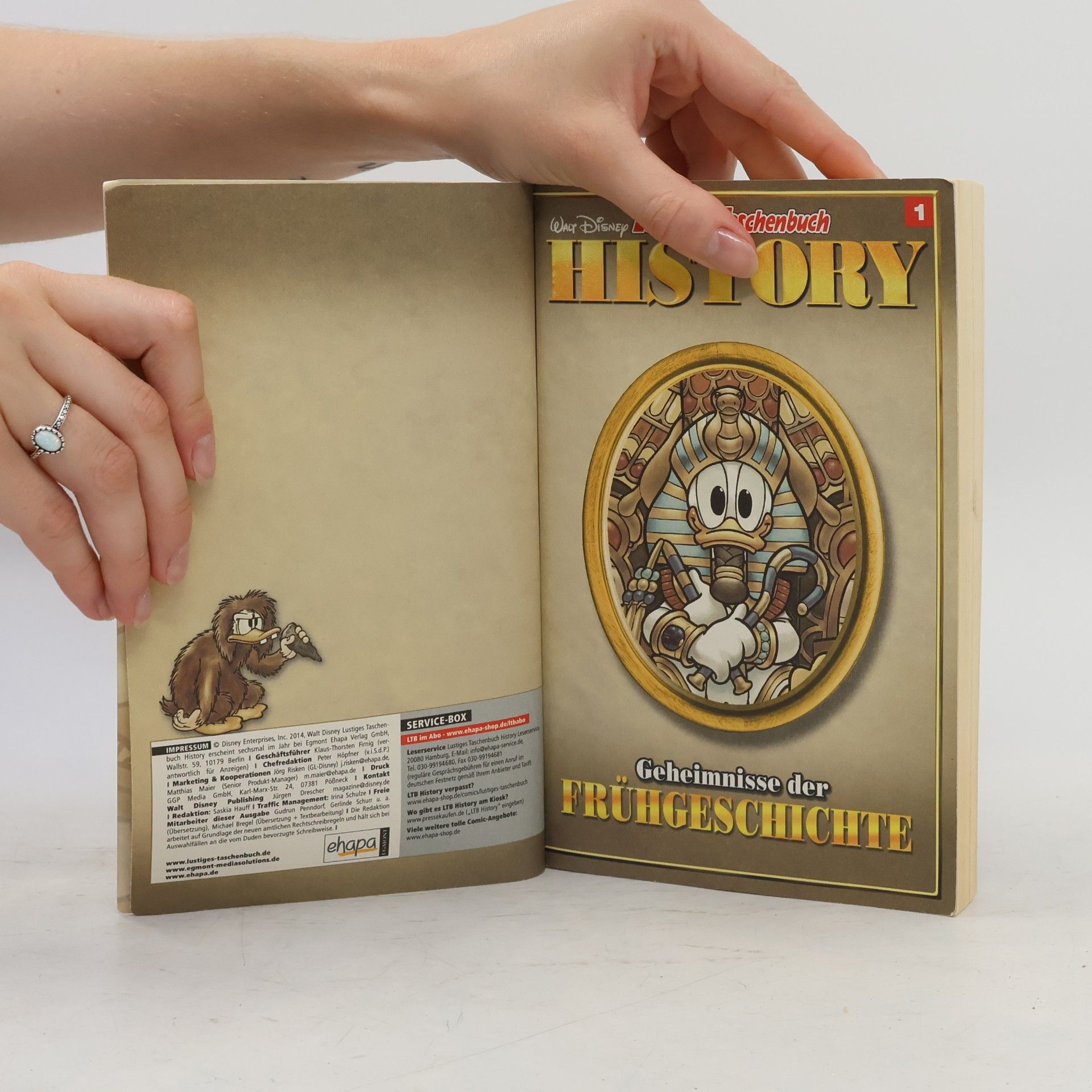 Walt Disney Lustiges Taschenbuch History 1. Geheimnisse der Frühgeschichte