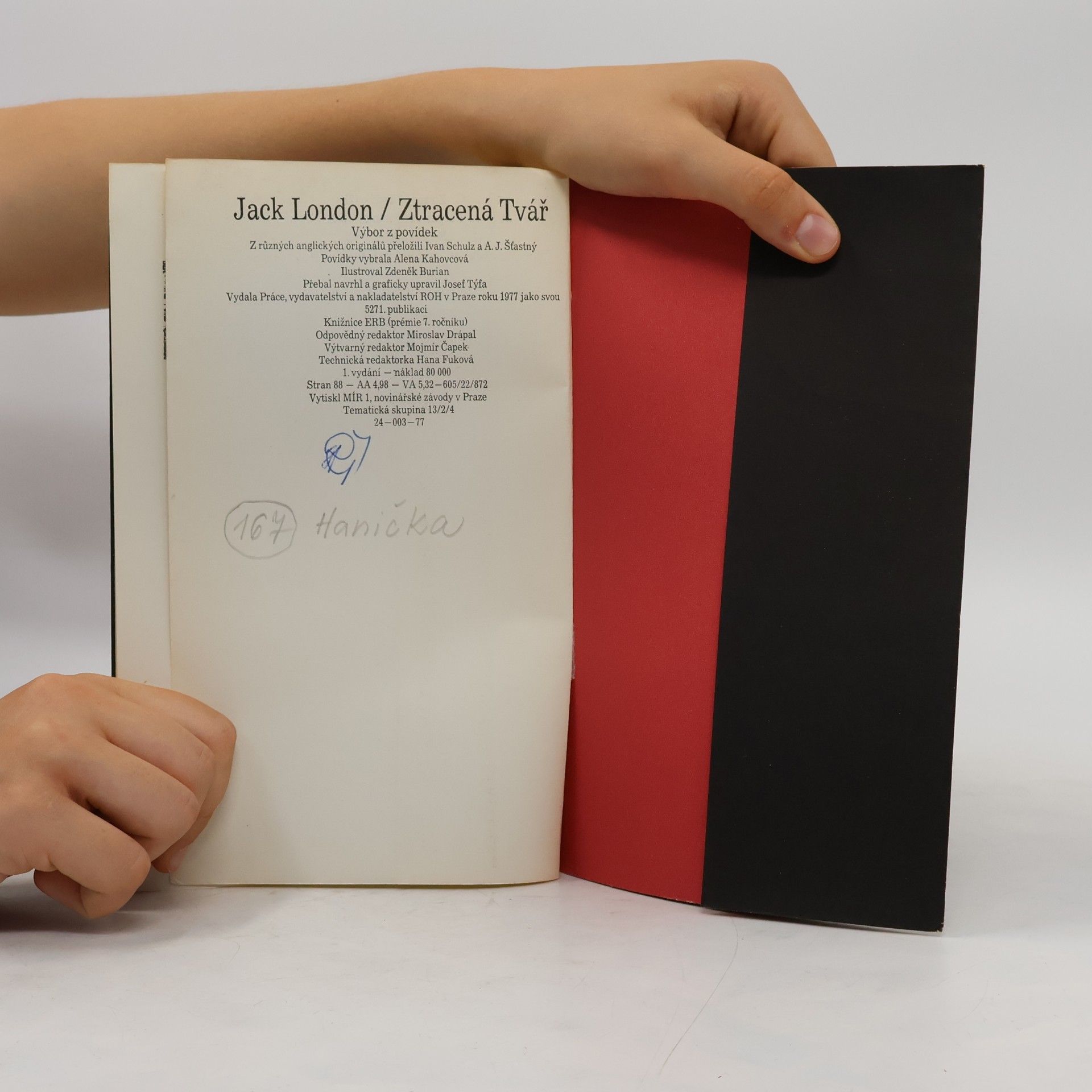 Jack London Ztracená tvář