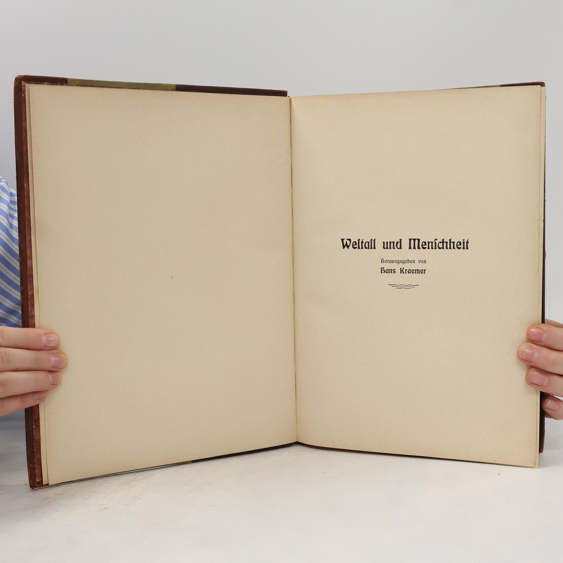 Hans Kraemer Weltall und Menschheit IV.