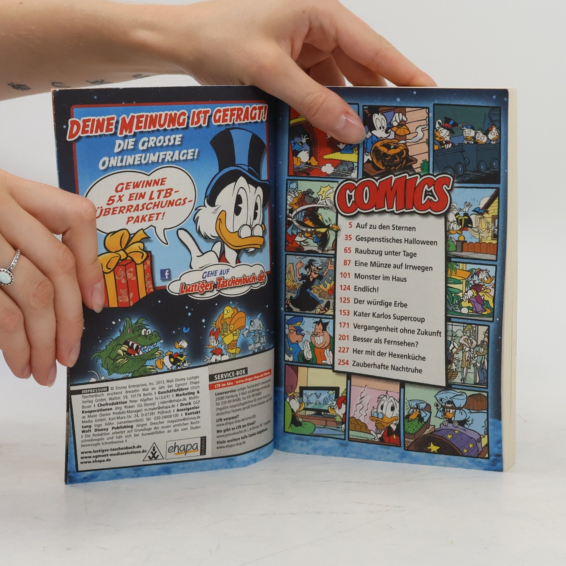 Walt Disney Lustiges Taschenbuch 447. Auf zu den Sternen
