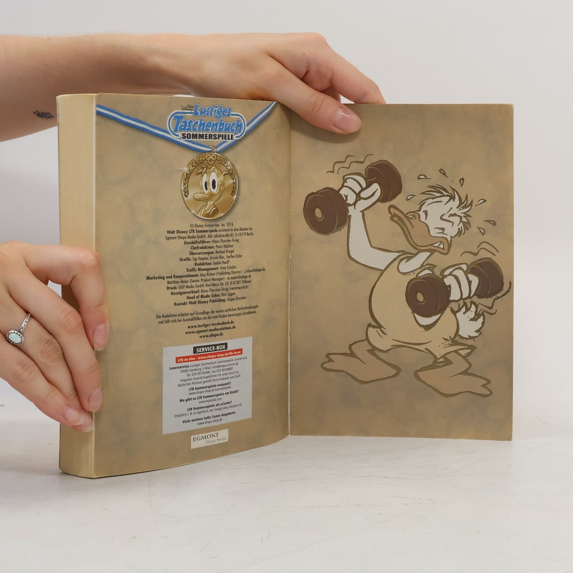 Walt Disney Lustiges Taschenbuch. Sommerspiele. Bronze!