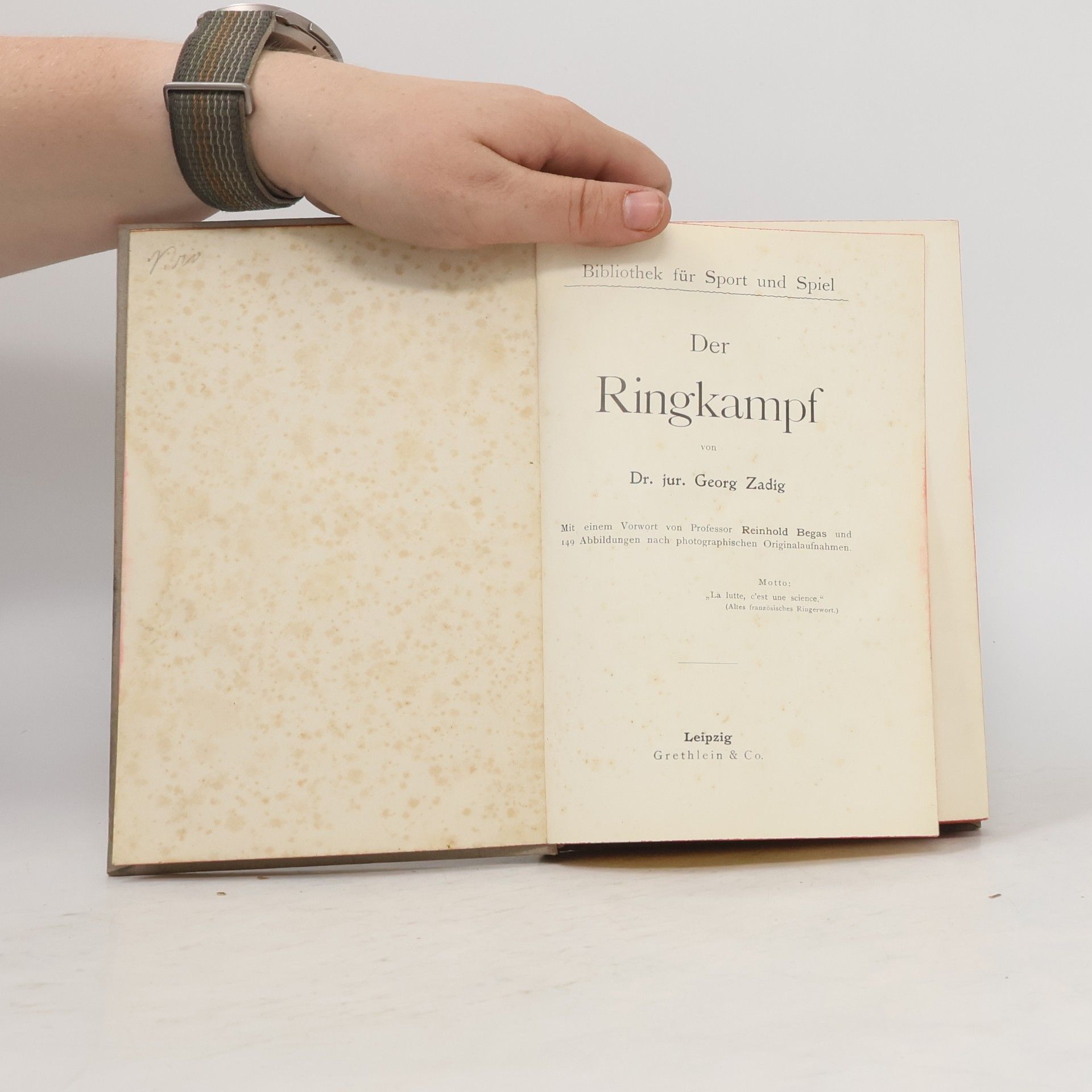 Georg Zadig Der Ringkampf