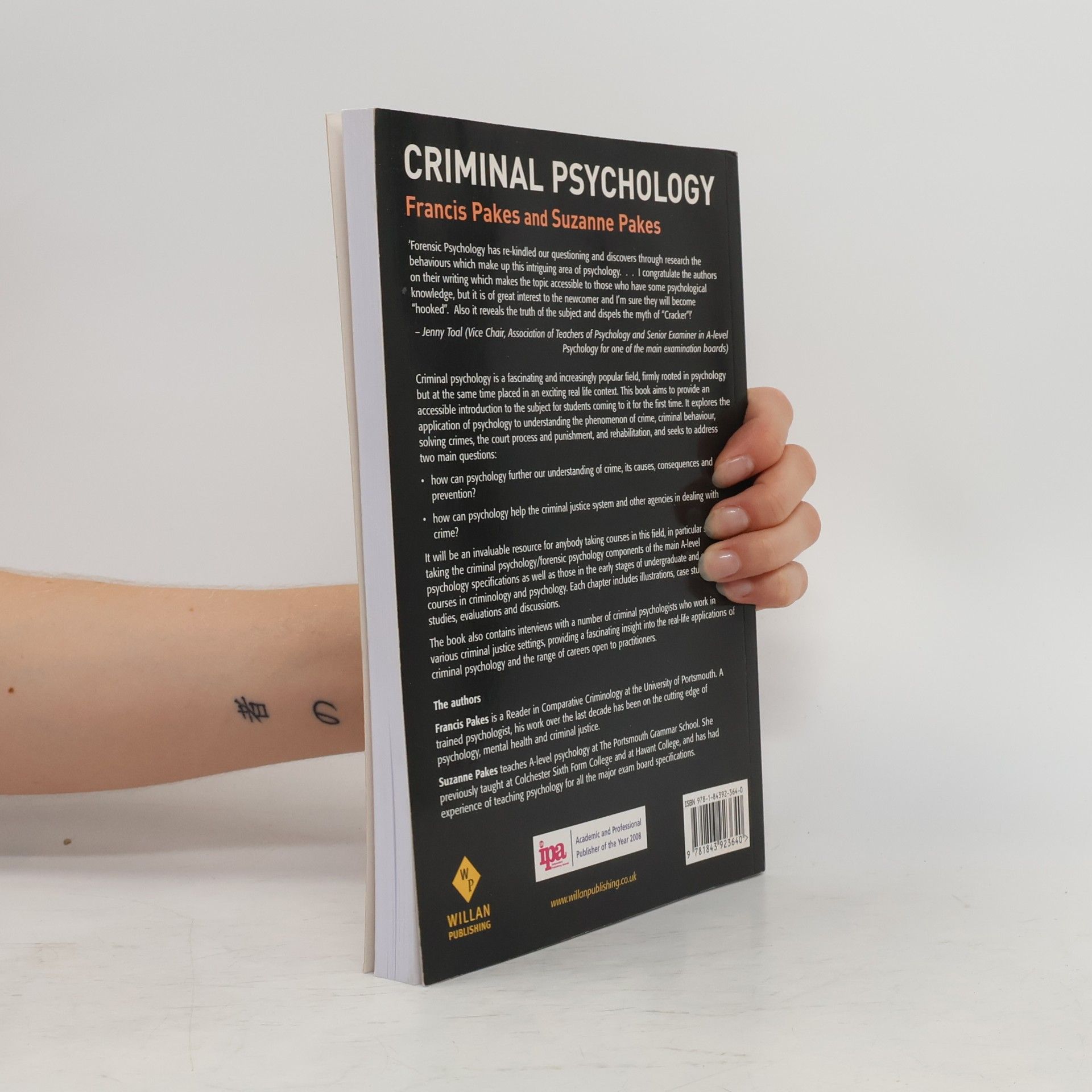 Francis J. Pakes Criminal Psychology