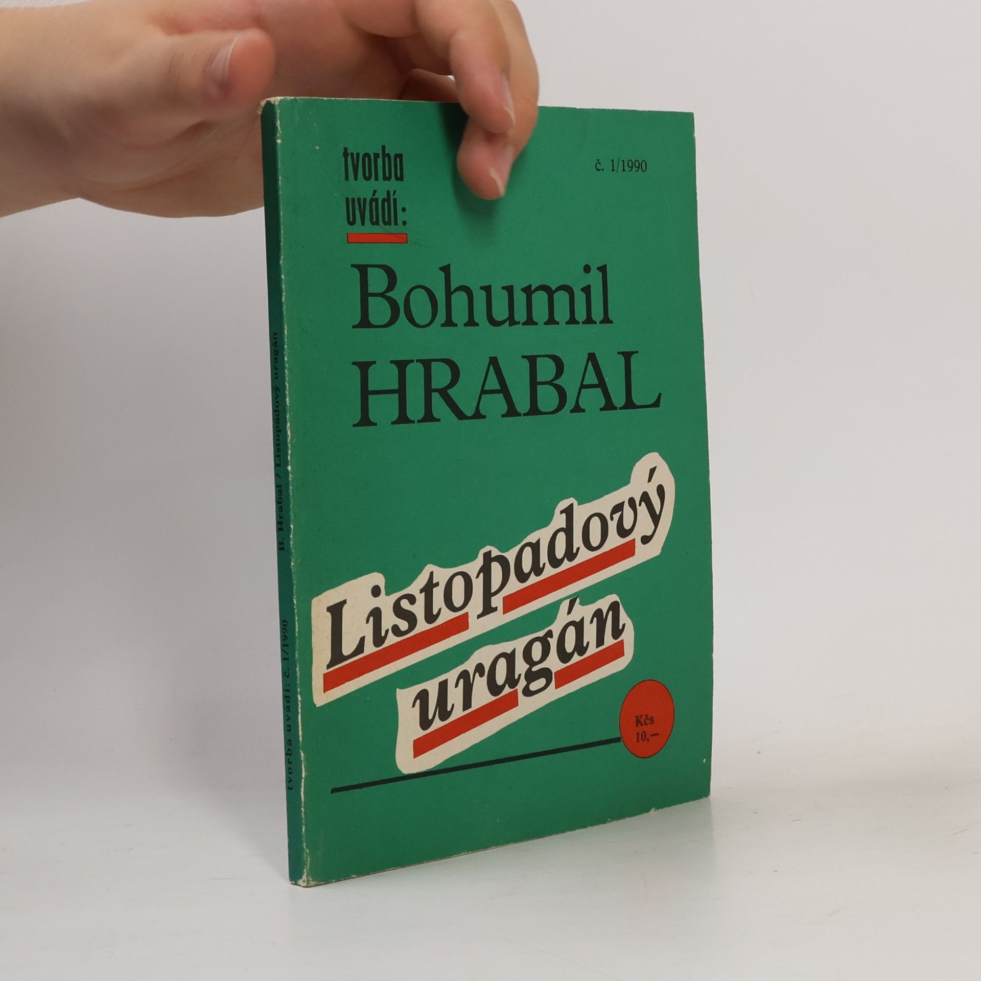 Bohumil Hrabal Listopadový uragán