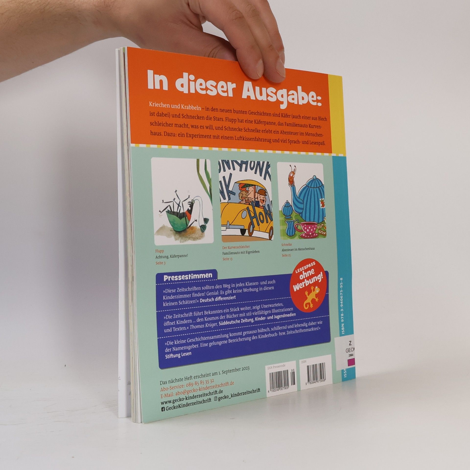 Jan Kaiser Gecko Kinderzeitschrift Band 96