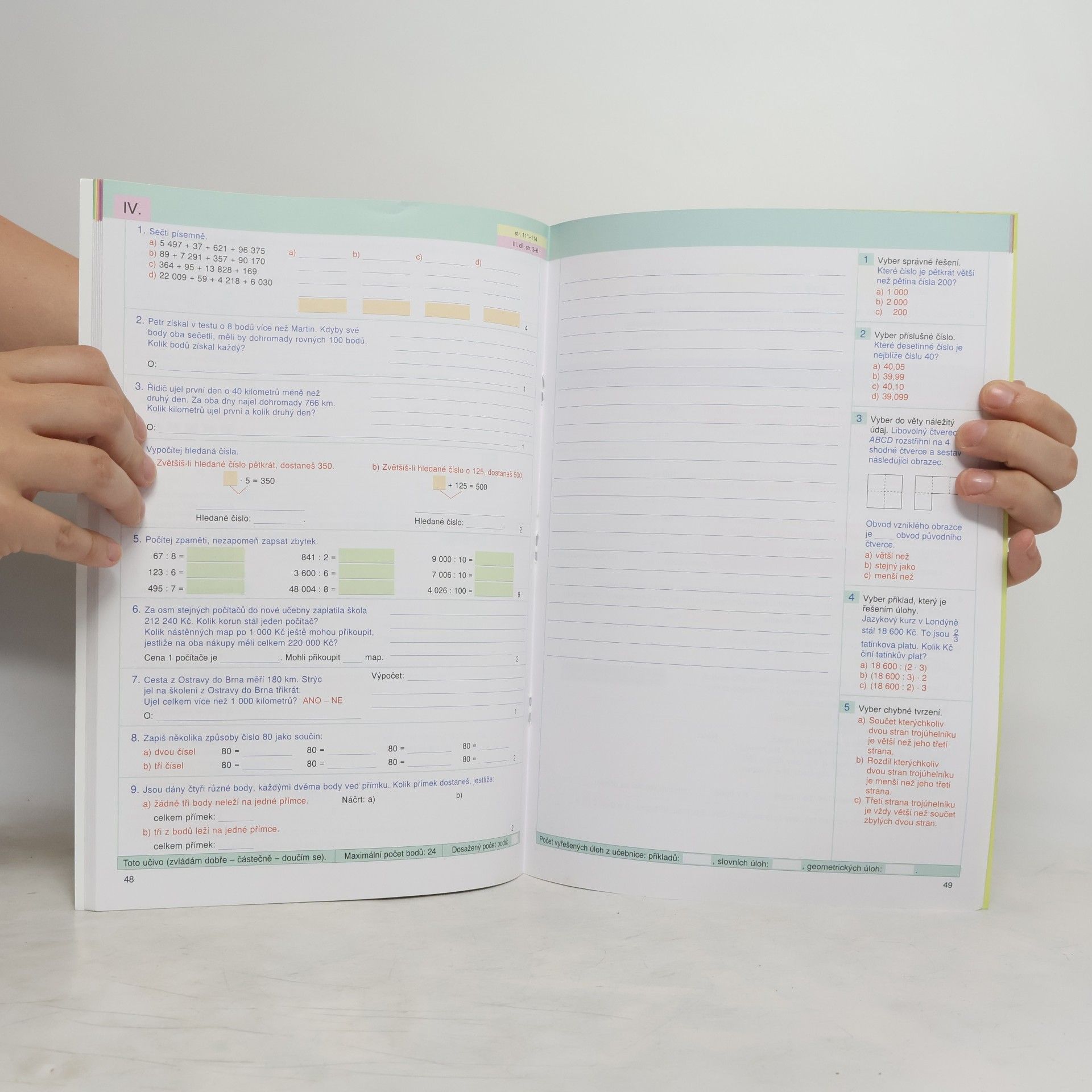 Jaroslava Justová Pracovní sešit k učebnici matematika 5, II. díl