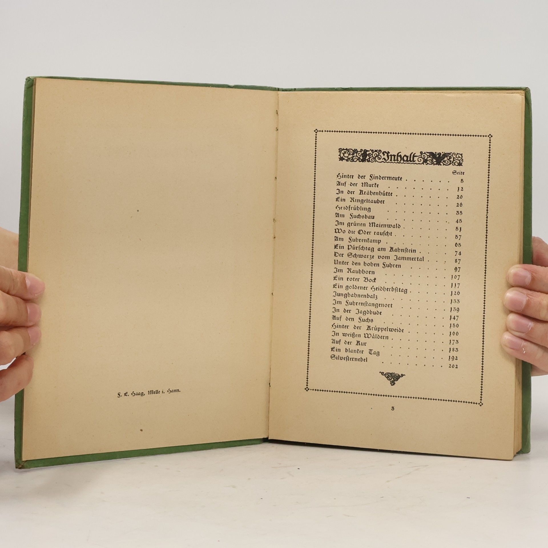 Hermann Löns Mein grünes Buch