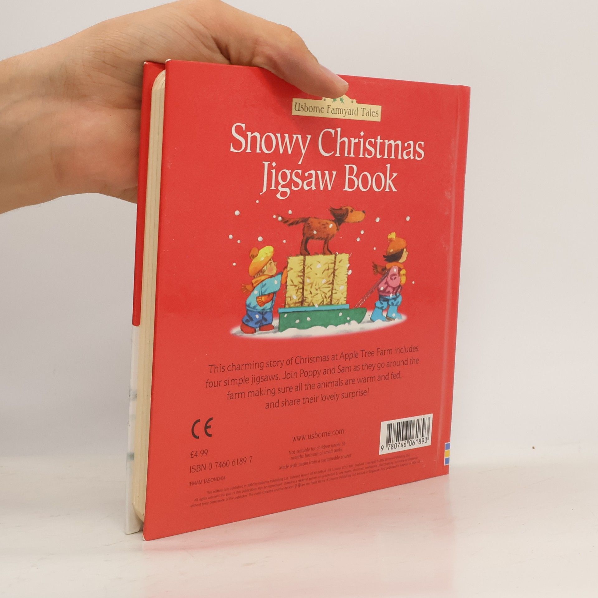 Heather Amery Usborne Farmyard Tales: Snowy Christmas Jigsaw Book
