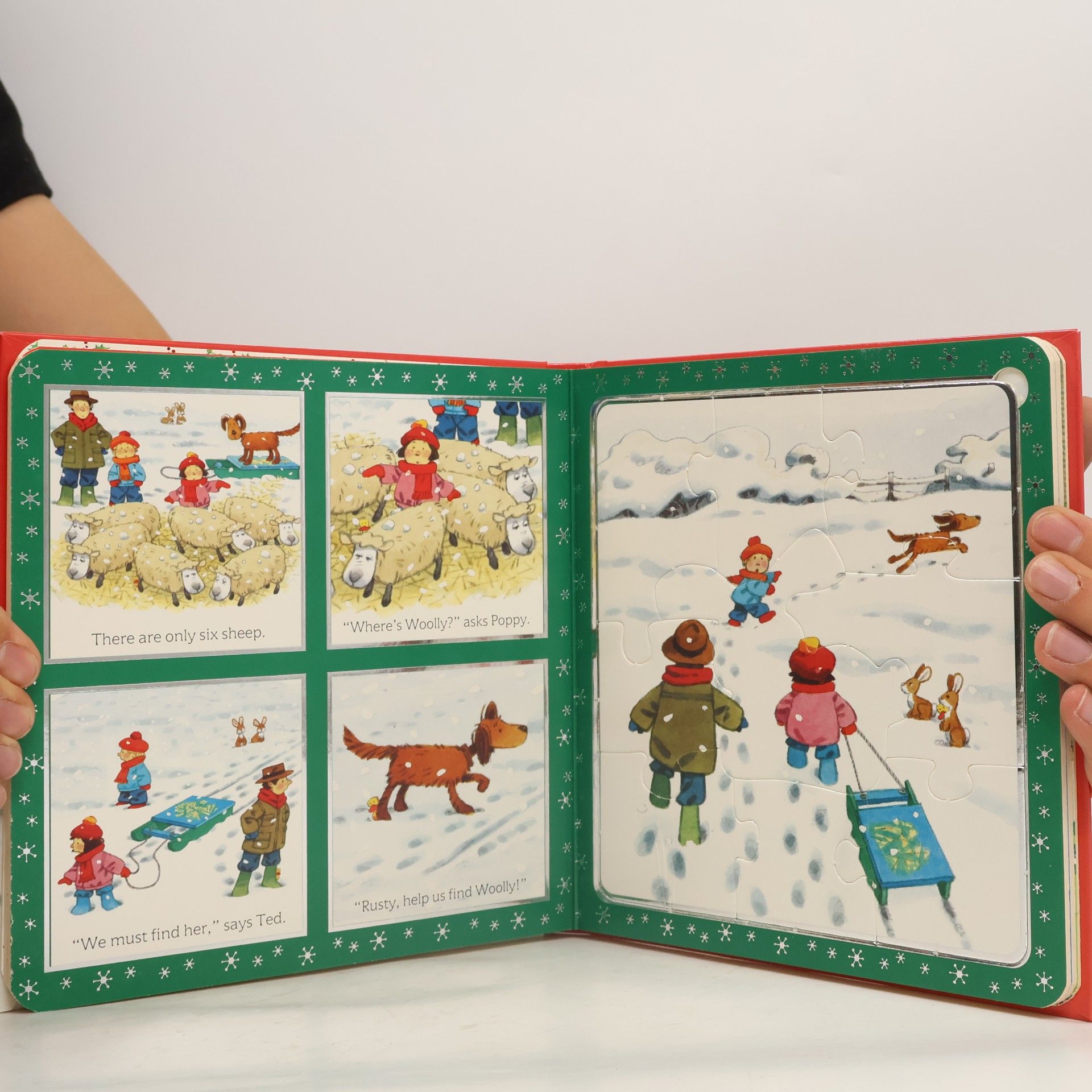 Heather Amery Usborne Farmyard Tales: Snowy Christmas Jigsaw Book