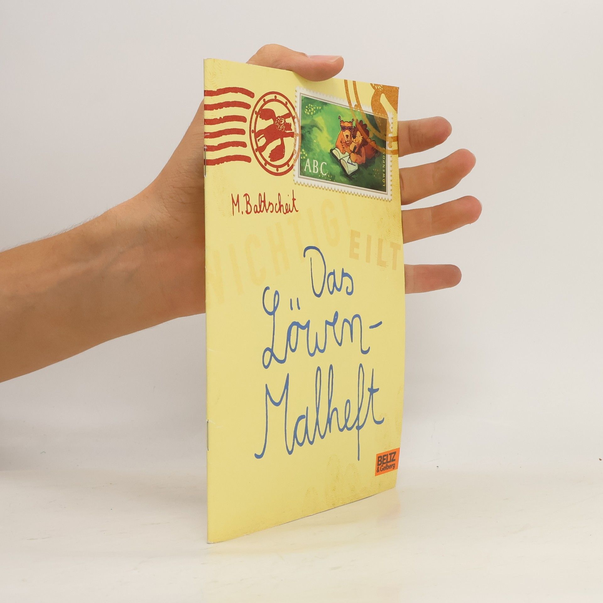 Das Löwen-Malheft