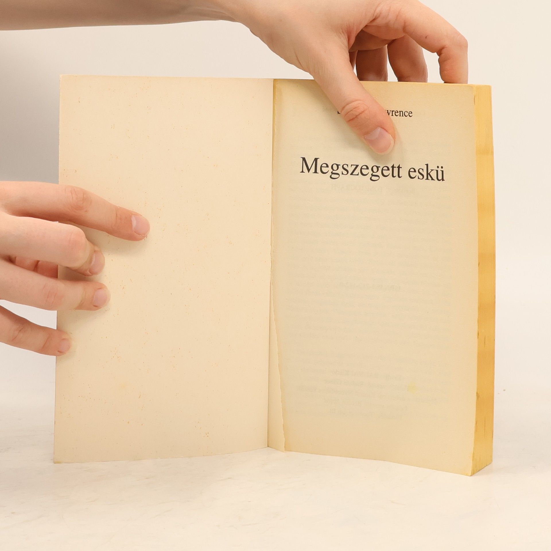 Sidney Lawrence Megszegtett Eskü
