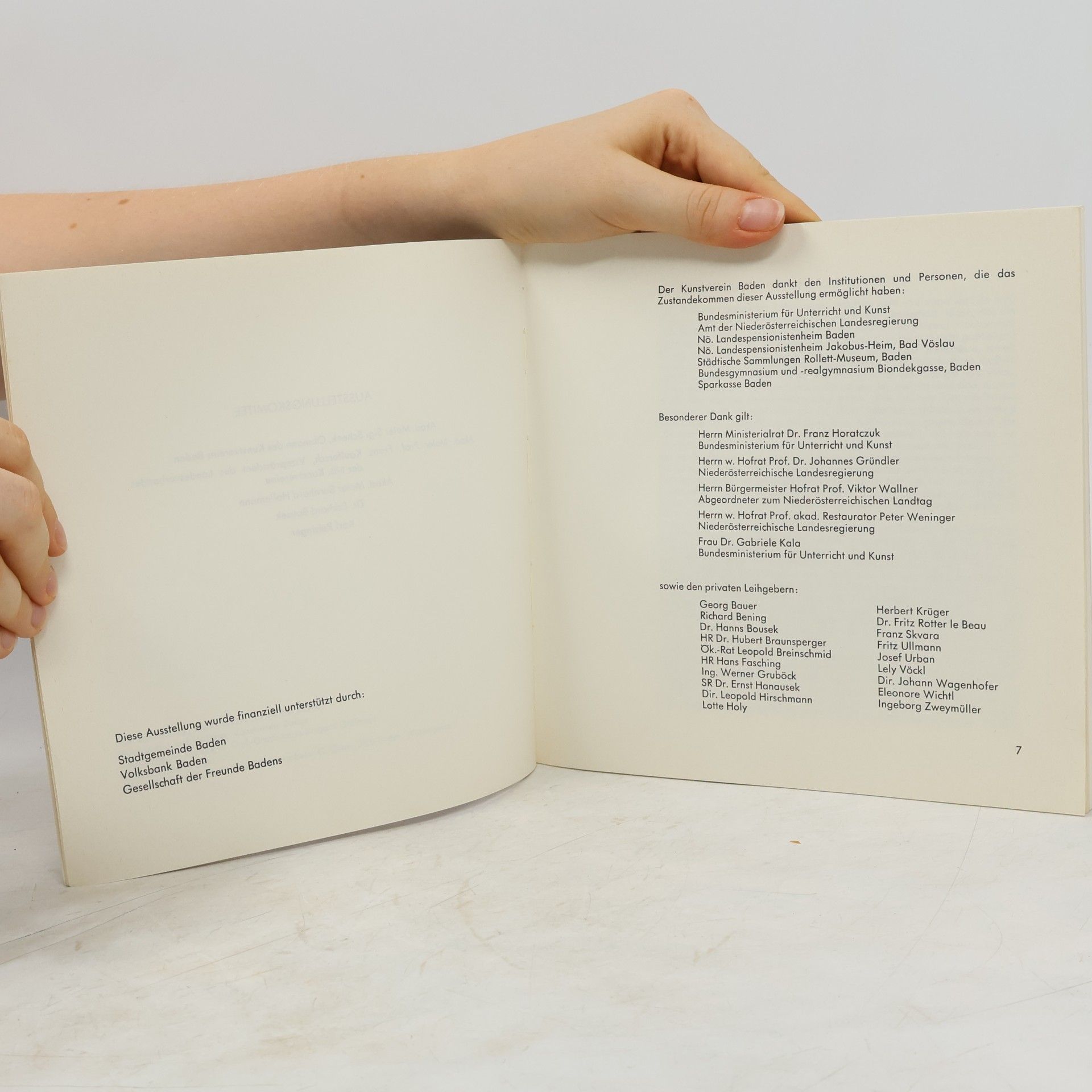 kolektiv Kunstverein Baden 1915-1980